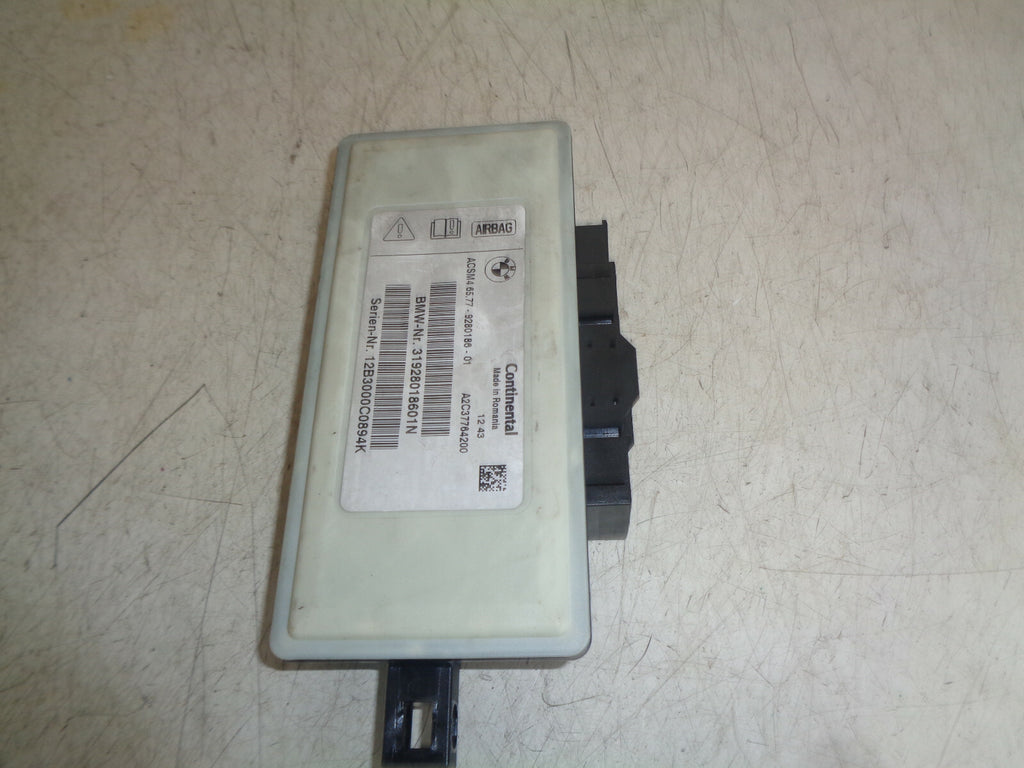 BMW 5 SERIES F10 2012 2.0 DIESEL SAFETY BAG CONTROL MODULE ECU UNIT 9280186