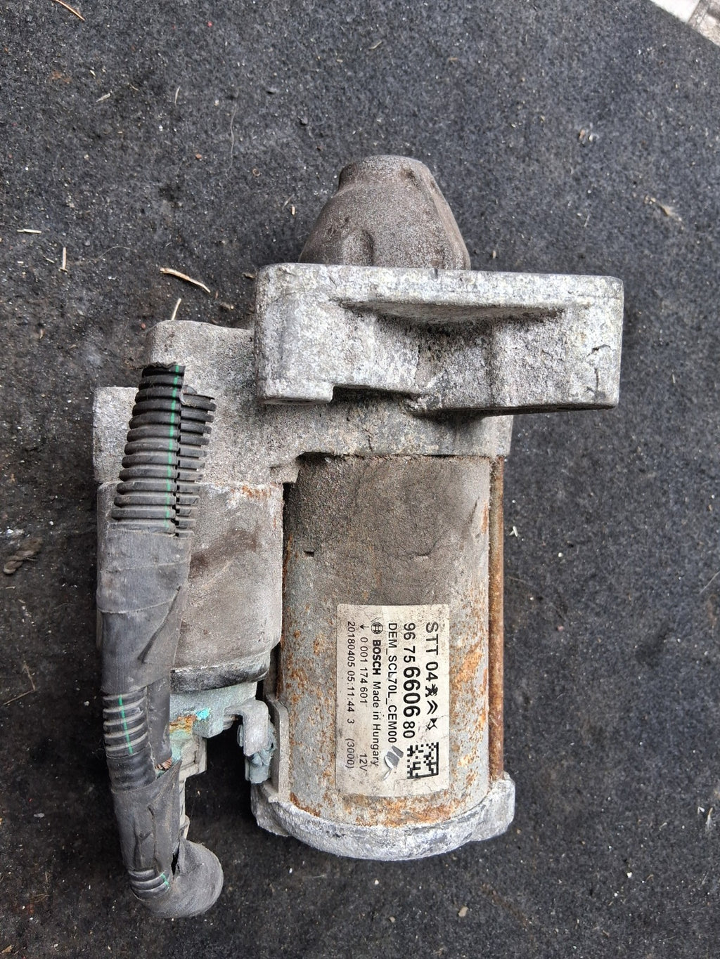 PEUGEOT 308 MK2 2018 1.6 DIESEL STARTER MOTOR 9675660680