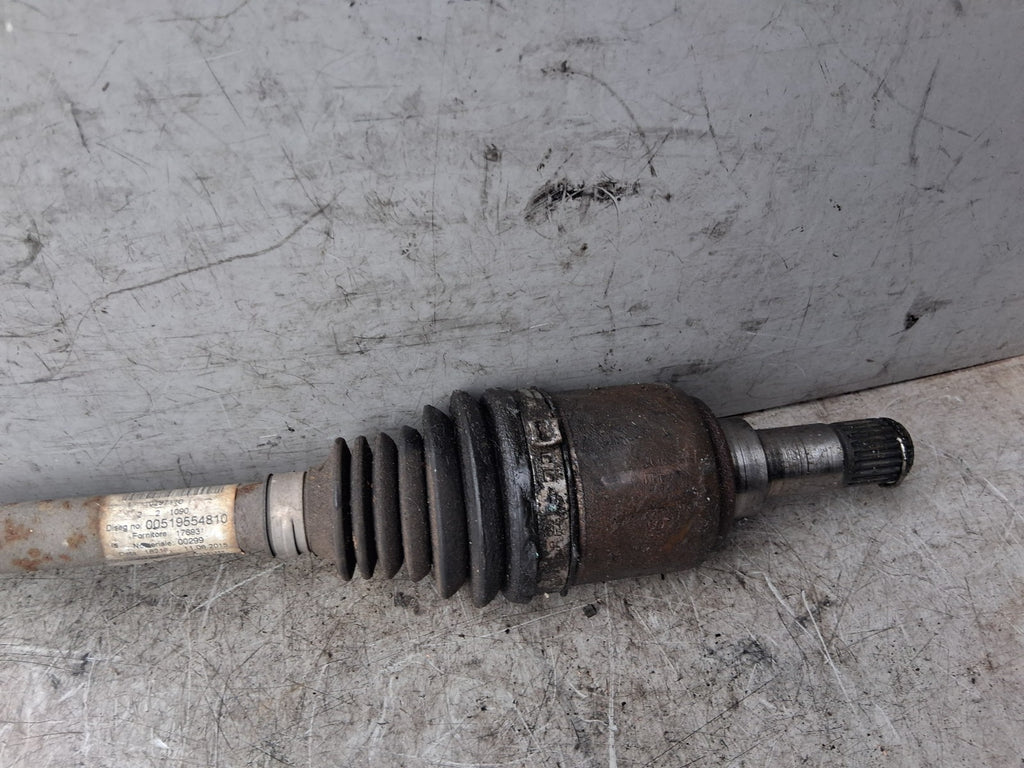 FIAT 500 MK1 2014 NSF PASSENGER SIDE FRONT LEFT DRIVESHAFT 00519554810