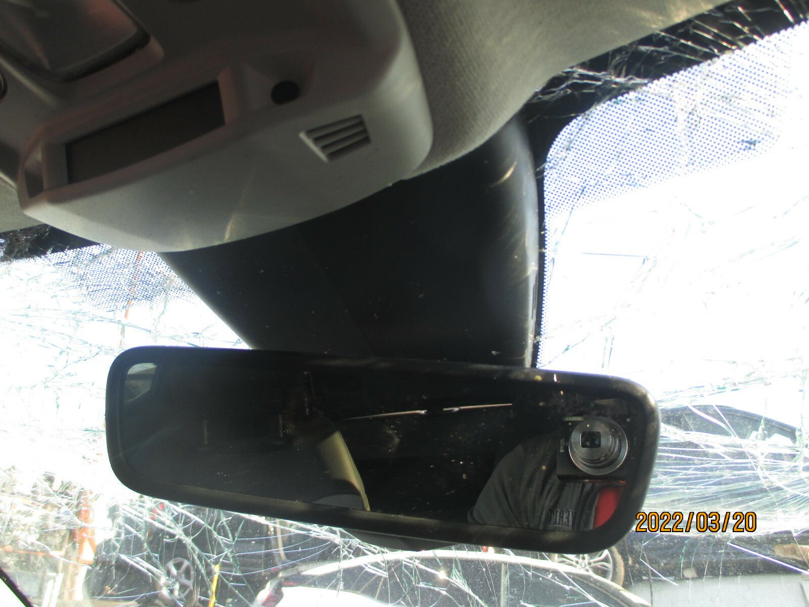 CITROEN C4 MK3 2021 FRONT INTERIOR REAR VIEW MIRROR