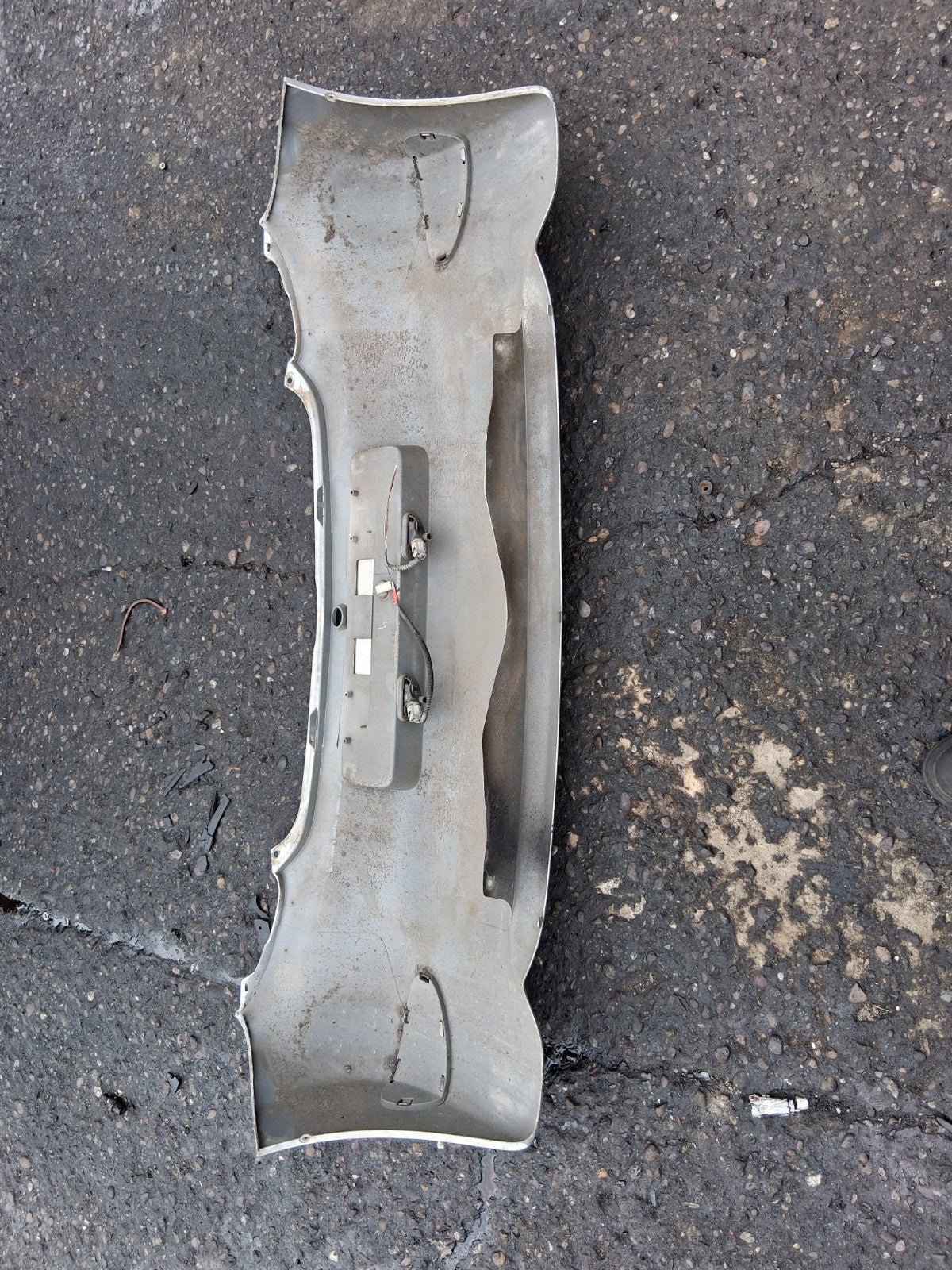 2008 TOYOTA AYGO MK1 REAR COMPLETE BUMPER SILVER