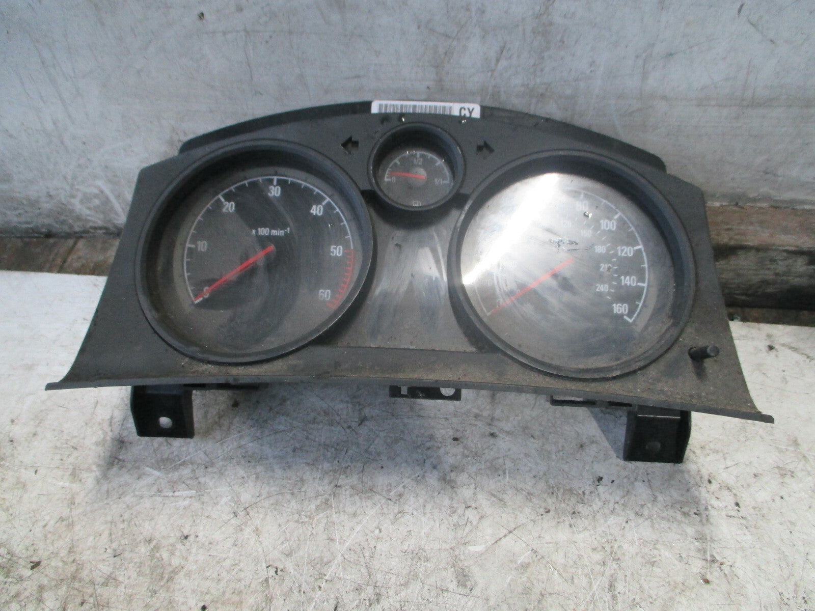 VAUXHALL ZAFIRA 2007 1.7 DIESEL SPEEDOMETER INSTRUMENT CLUSTER 13267557