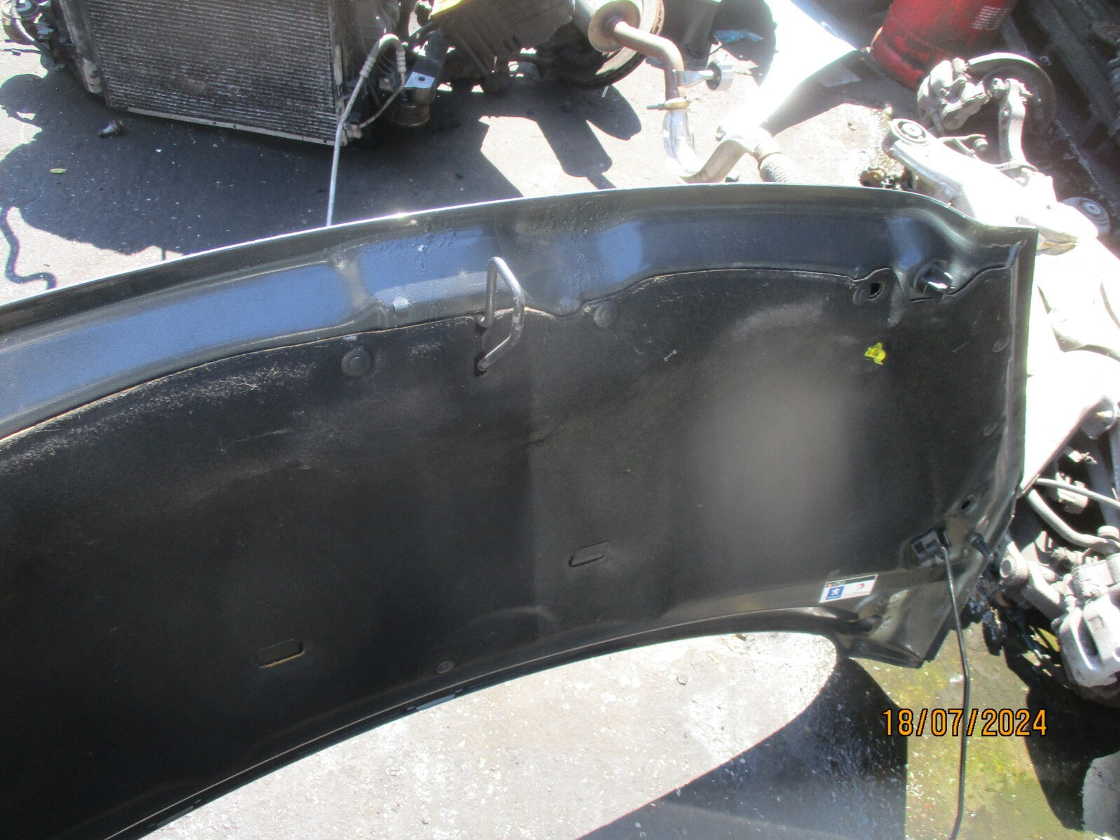 2009 PEUGEOT 308 MK1 FRONT BONNET PANEL SHARK GREY KTP