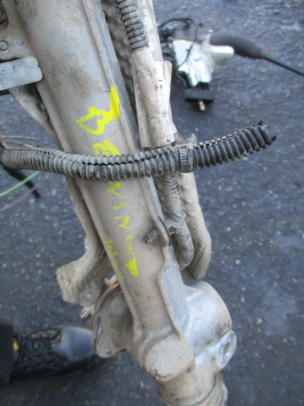 2019 CITROEN BERLINGO MK3 K9 1.5 DIESEL POWER STEERING RACK 690000416400