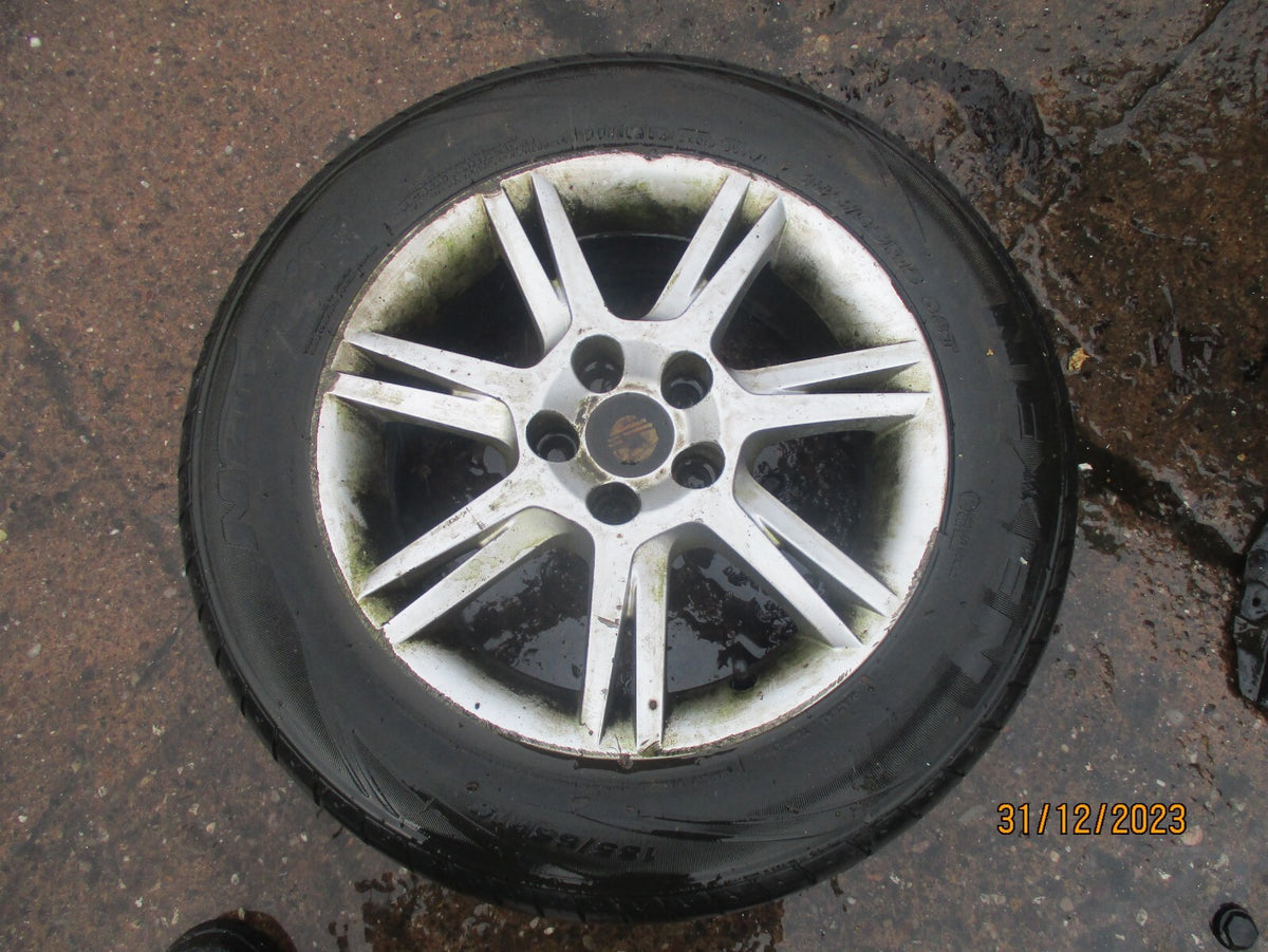 SEAT IBIZA MK4 2012 15 INCH ALLOY WHEEL WITH TYRE 185/65R15