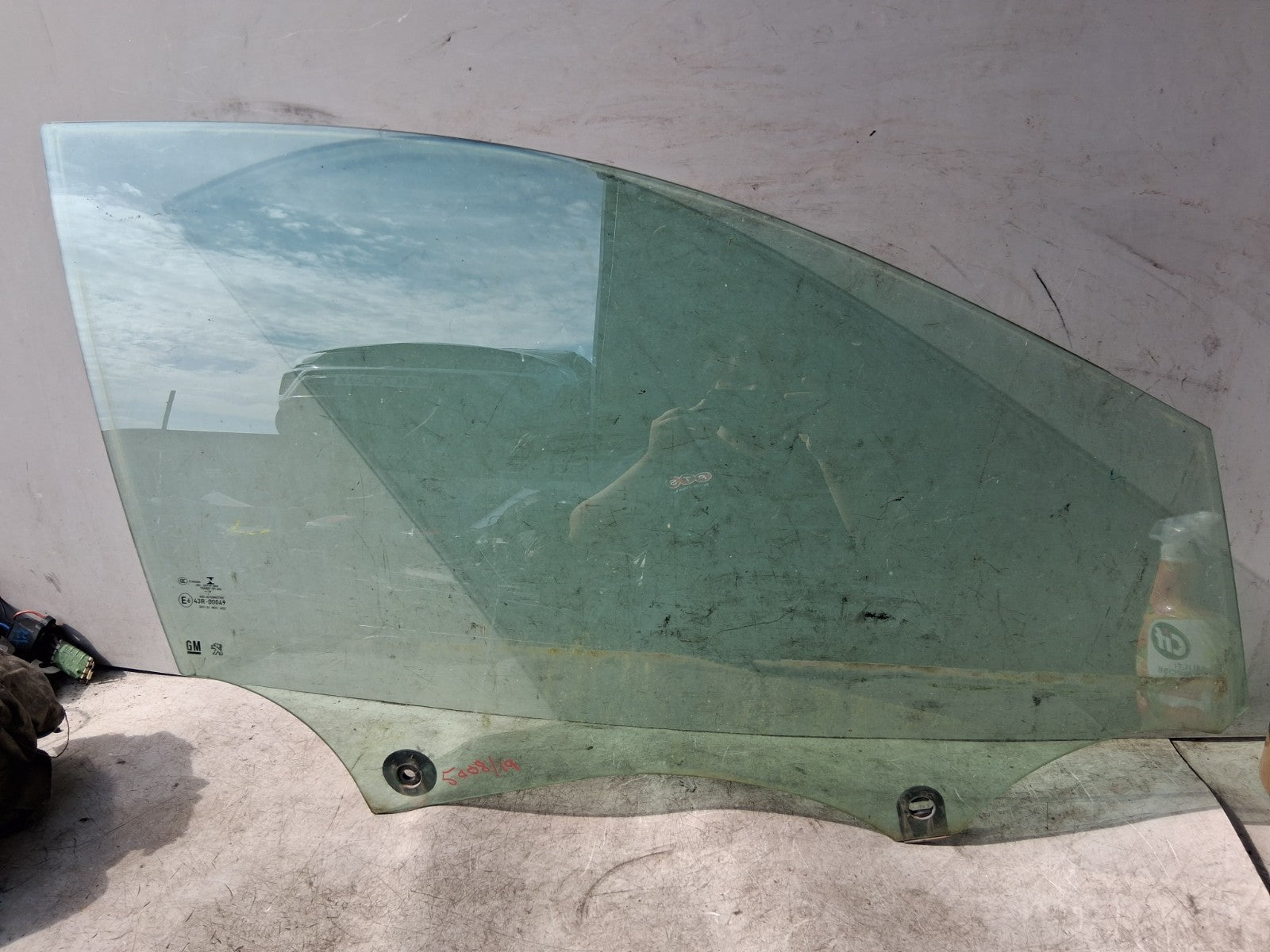 2019 PEUGEOT 5008 MK2 OSF DRIVER SIDE FRONT RIGHT WINDOW GLASS