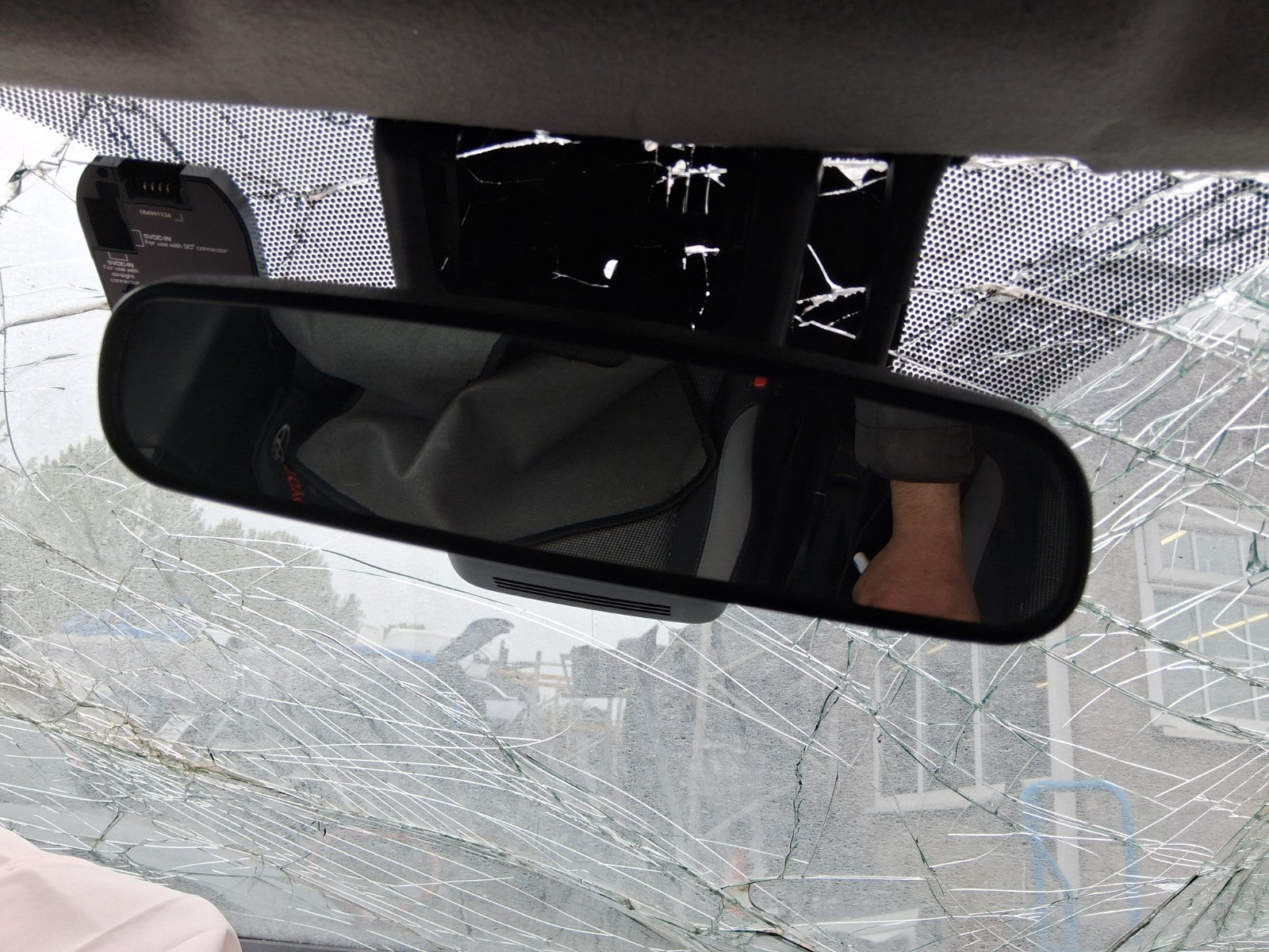 TOYOTA YARIS MK3 2019 REAR VIEW FRONT INTERIOR MIRROR