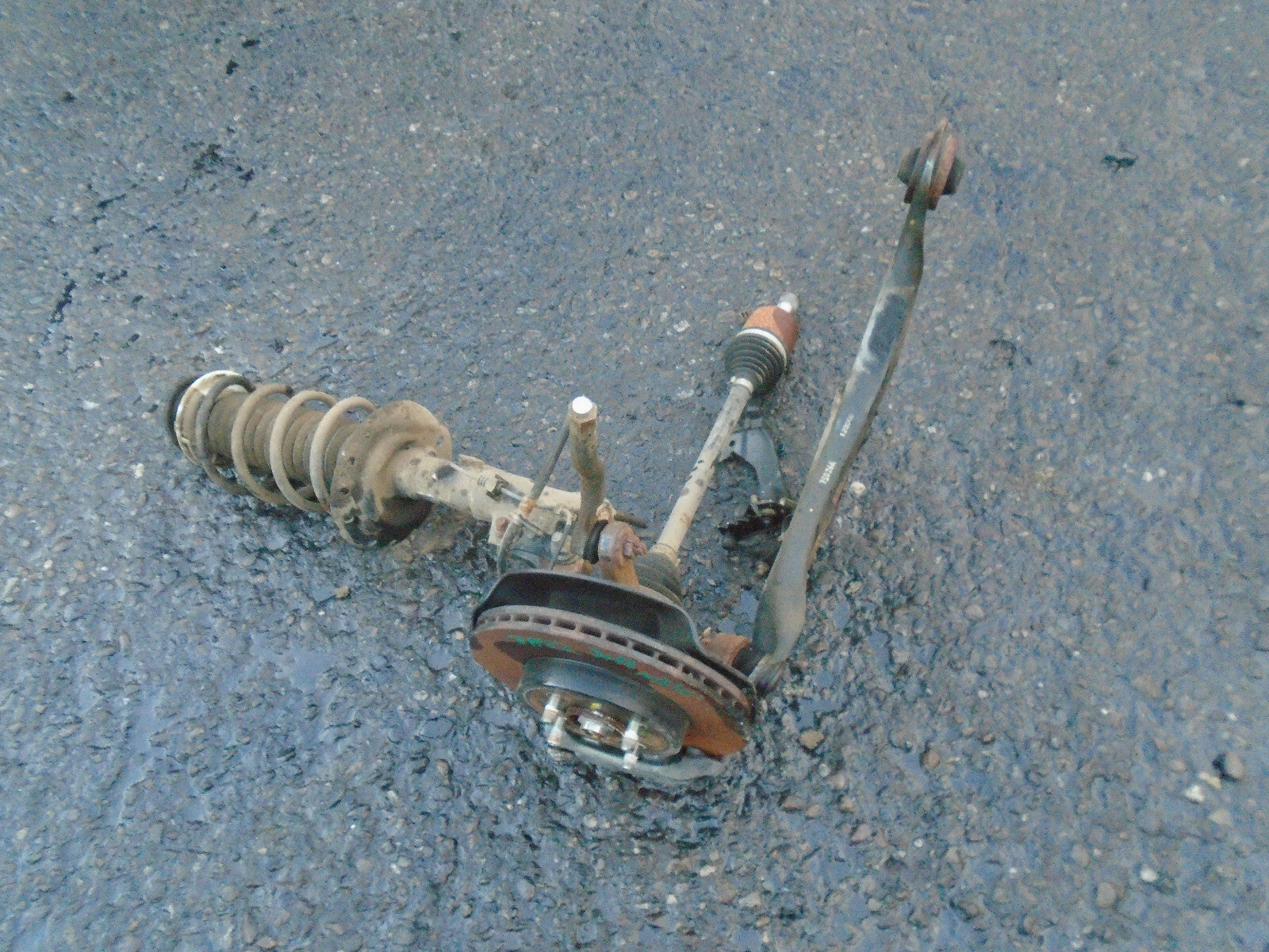HONDA JAZZ MK4 2019 1.3 PETROL NSF PASSENGER SIDE FRONT HUB BRAKE CALIPER SHOCK