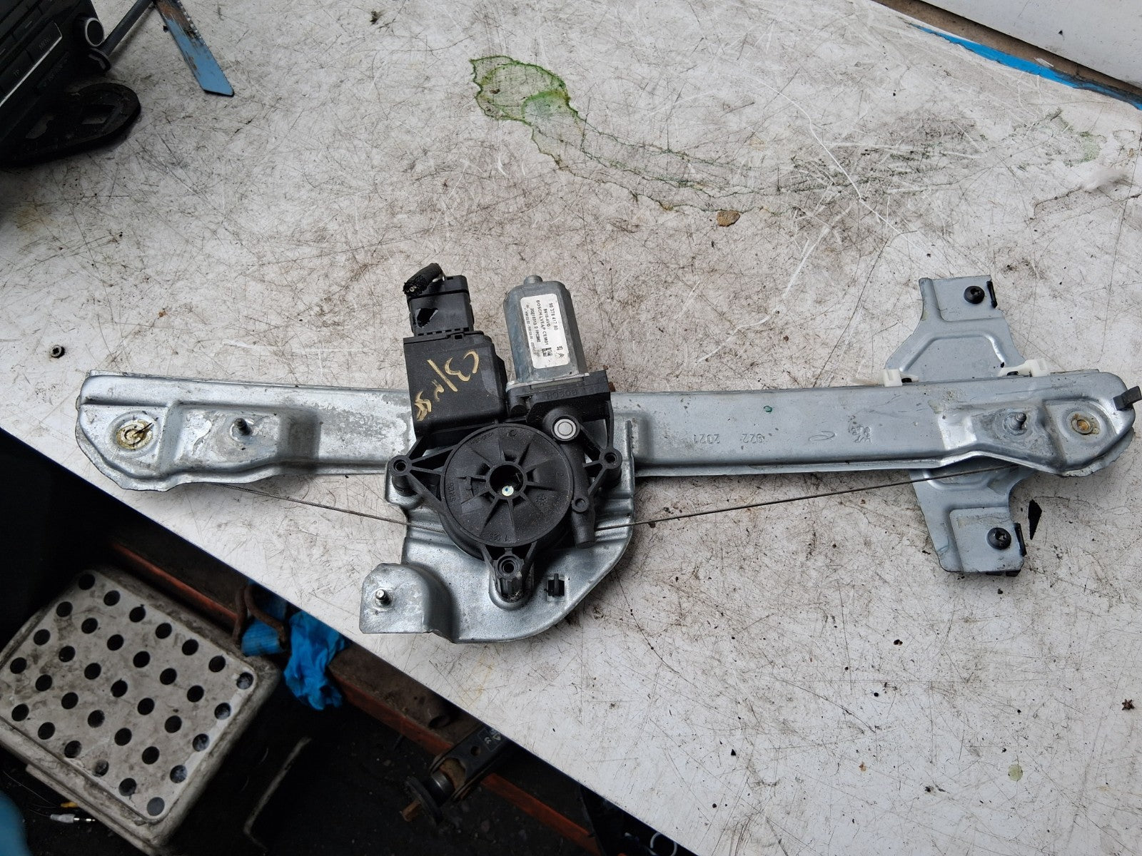 2021 CITROEN C3 MK3 NSF PASSENGER SIDE FRONT WINDOW MOTOR REGULATOR
