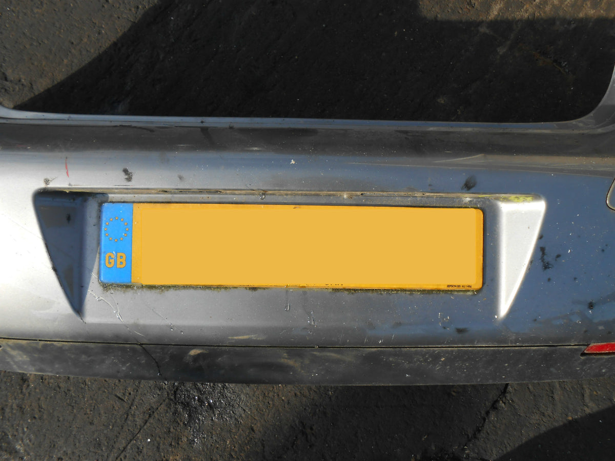 SEAT IBIZA 6L MK4 2002 COMPLETE REAR BUMPER GREY SILVER