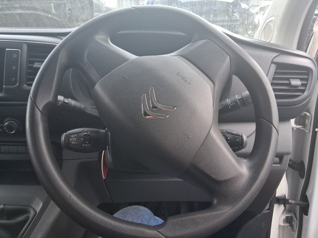 2019 CITROEN DISPATCH VIVARO MK3 LEATHER STEERING WHEEL WITHOUT AIRBAG