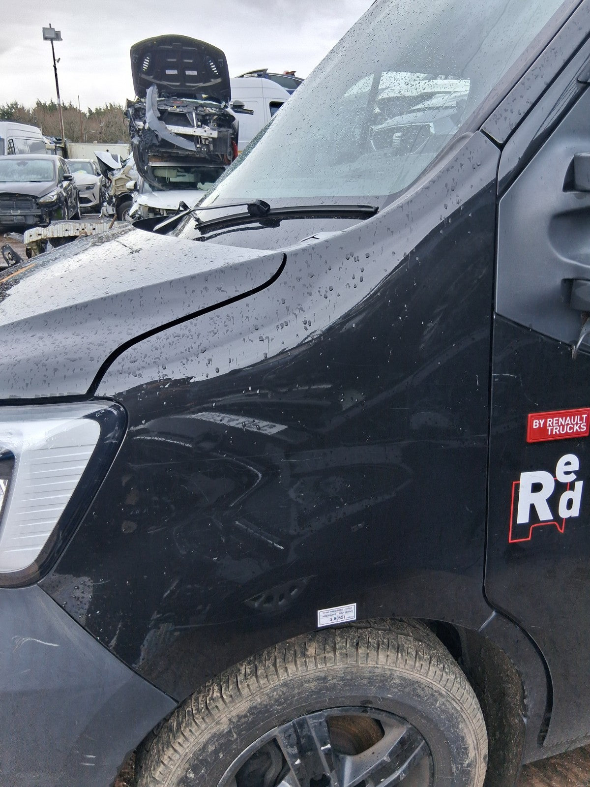 2021 RENAULT TRUCKS MASTER MWB COMPLETE FRONT END BLACK