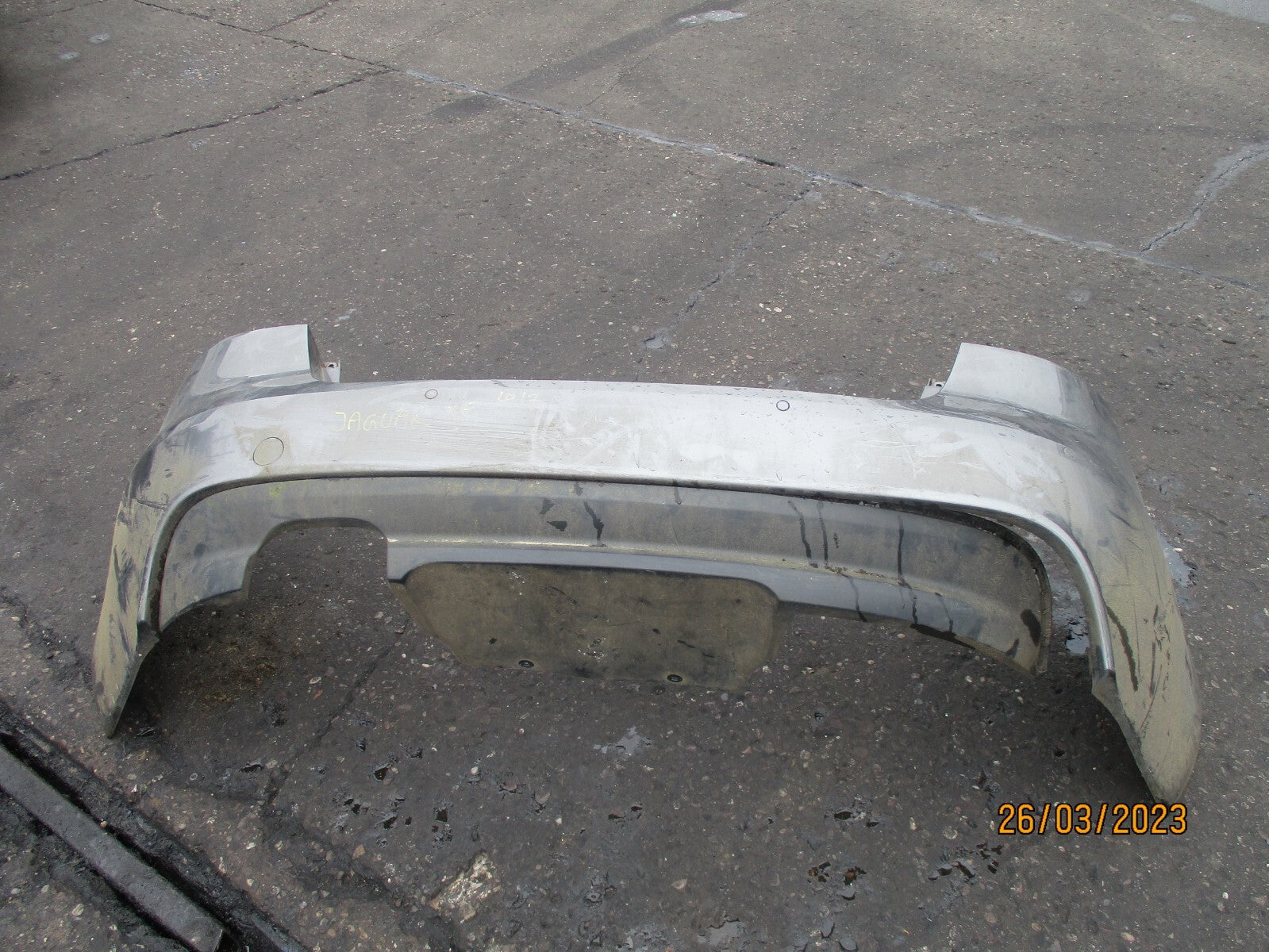 JAGUAR XE 2017 SALOON REAR COMPLETE BUMPER GREY