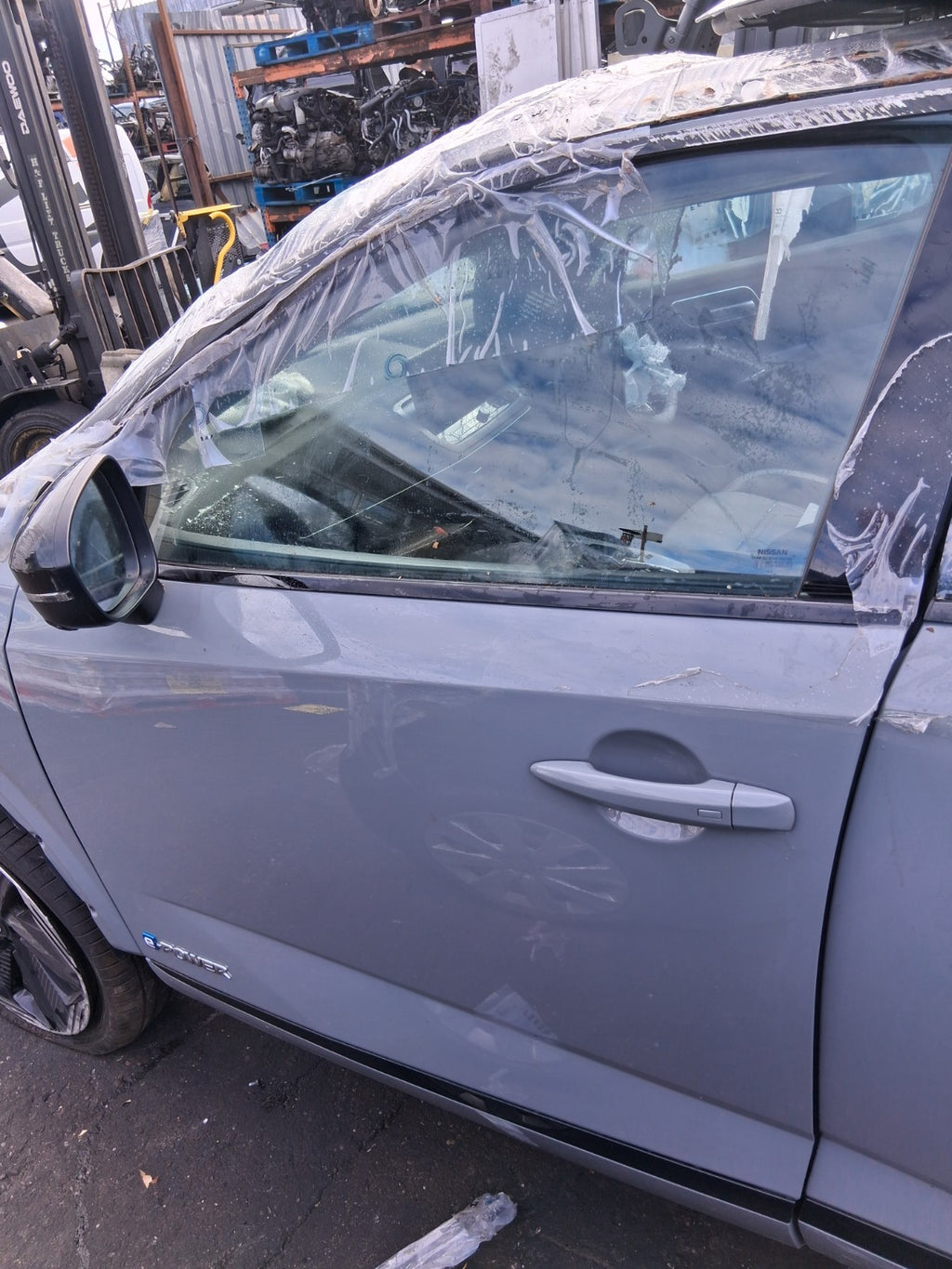 2024 NISSAN QASHQAI J12 MK3 NSF PASSENGER SIDE FRONT LEFT BARE DOOR GREY