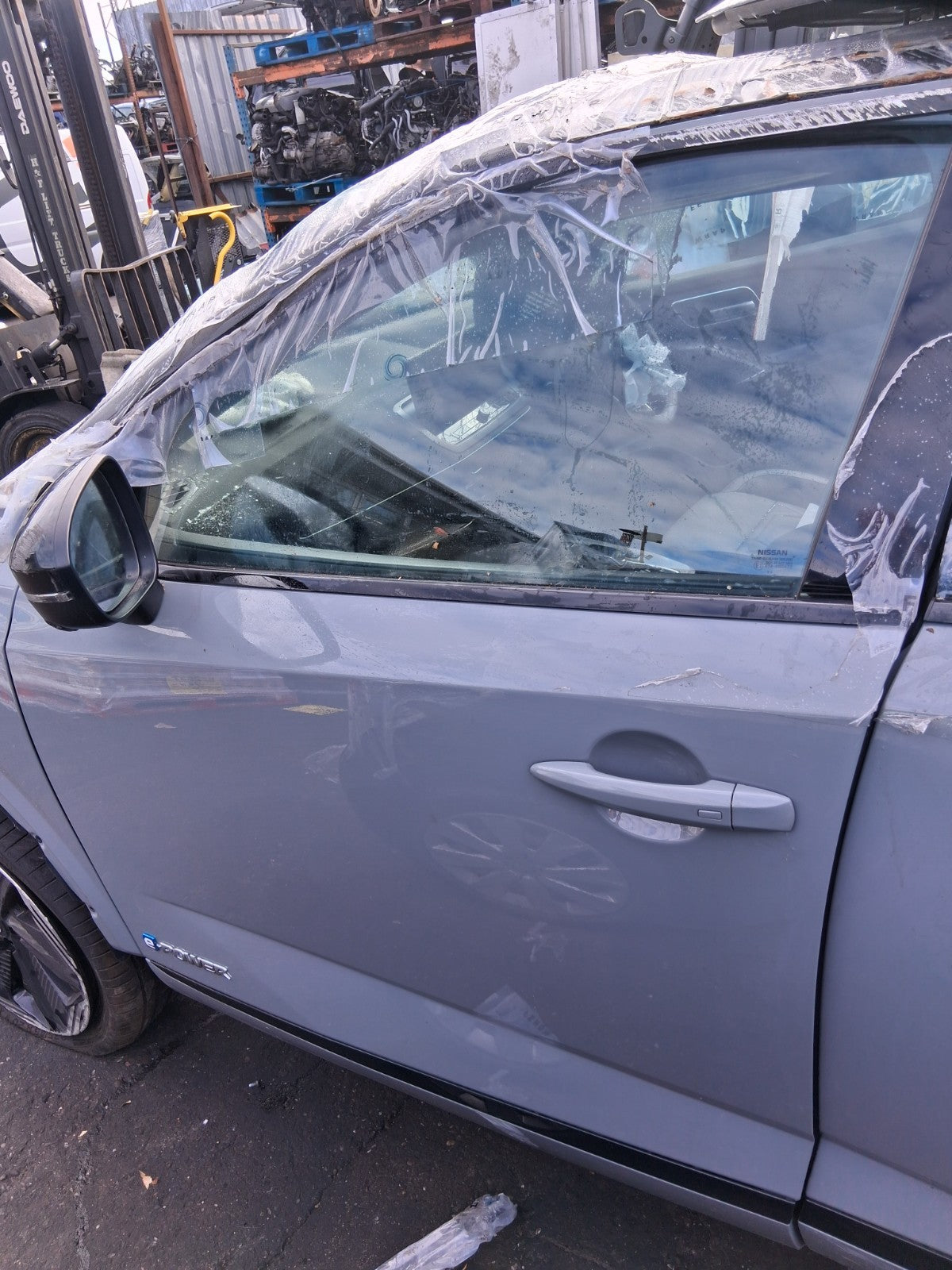 2024 NISSAN QASHQAI J12 MK3 NSF PASSENGER SIDE FRONT LEFT BARE DOOR GREY