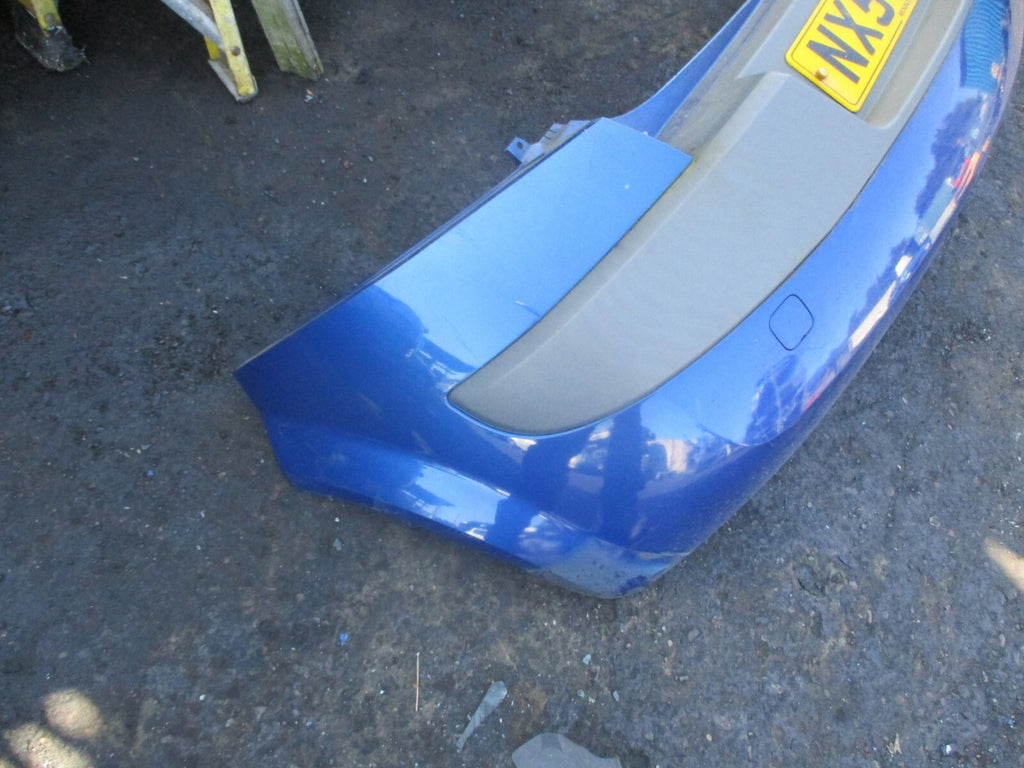 RENAULT MEGANE MK2 2007 REAR BUMPER BLUE