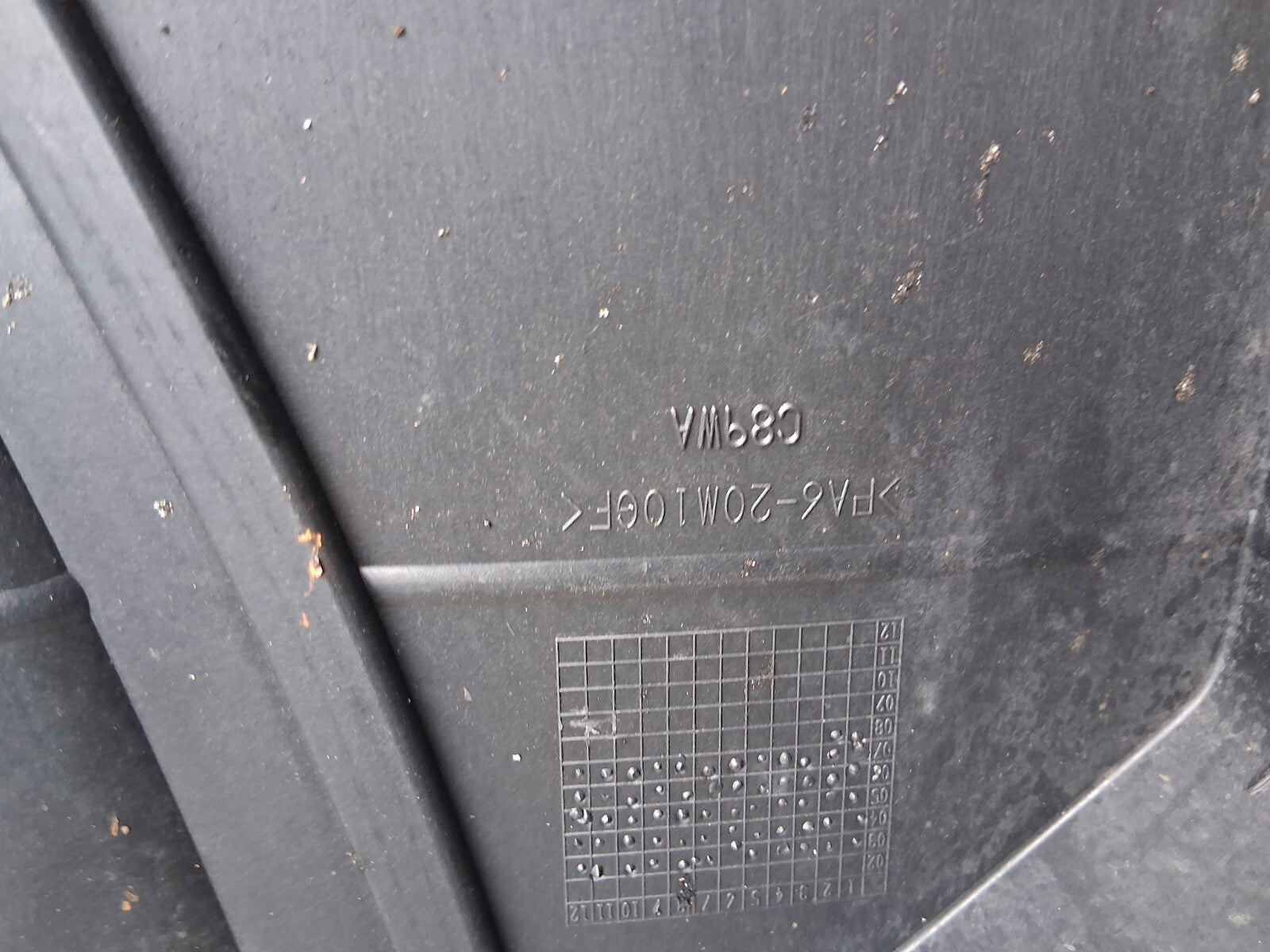 FORD FOCUS C MAX 2006 ENGINE COVER TRIM PANNEL 4MSG6A949AH