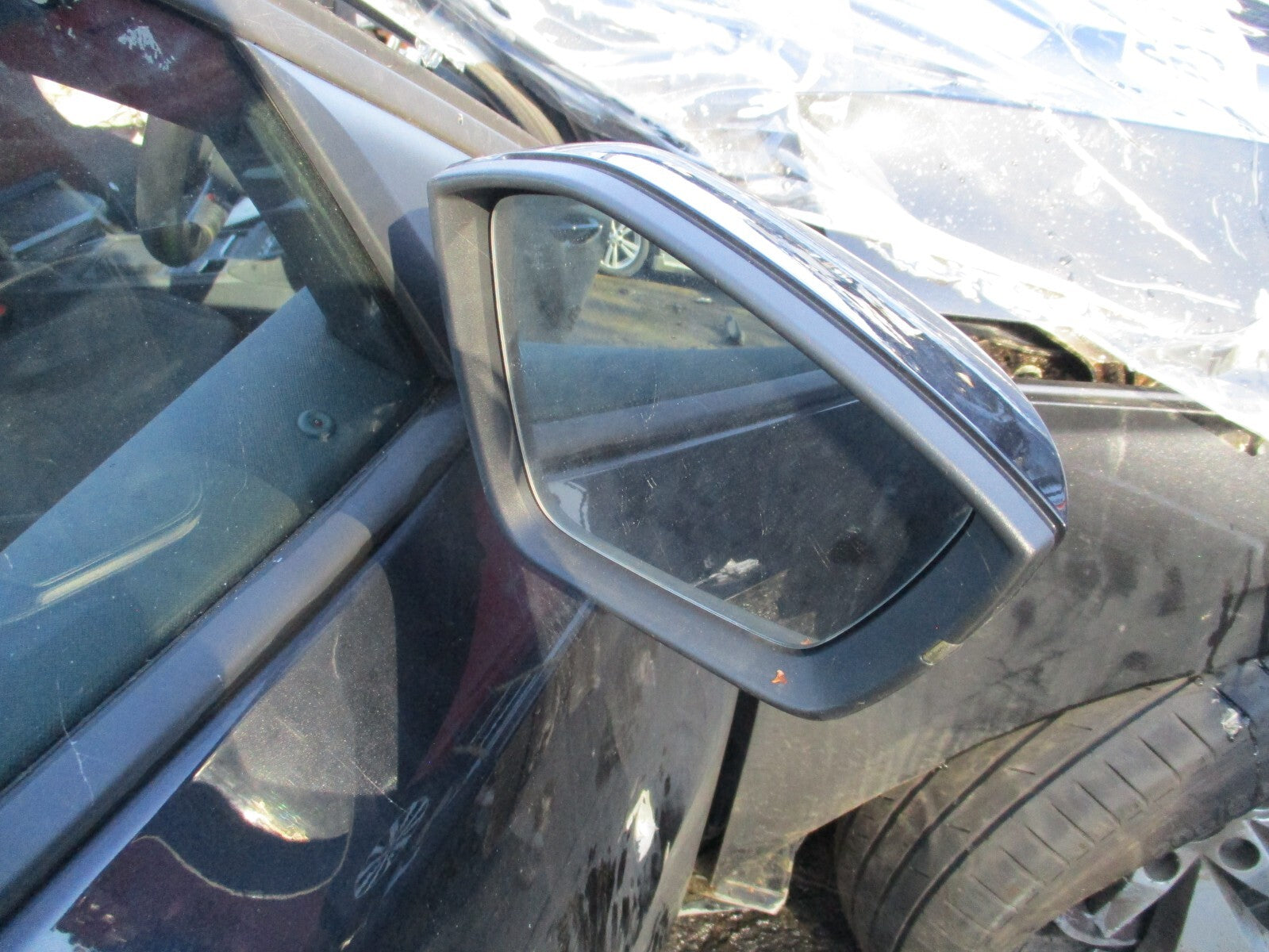 2023 SKODA OCTAVIA MK4 NX OSF DRIVER SIDE FRONT MANUALFOLD WING MIRROR BLACK