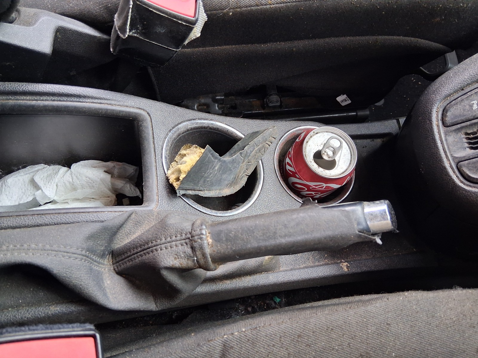 2014 VAUXHALL ZAFIRA TOURER C MK3 MANUAL HANDBRAKE PARKING BRAKE LEVER MECHANISM