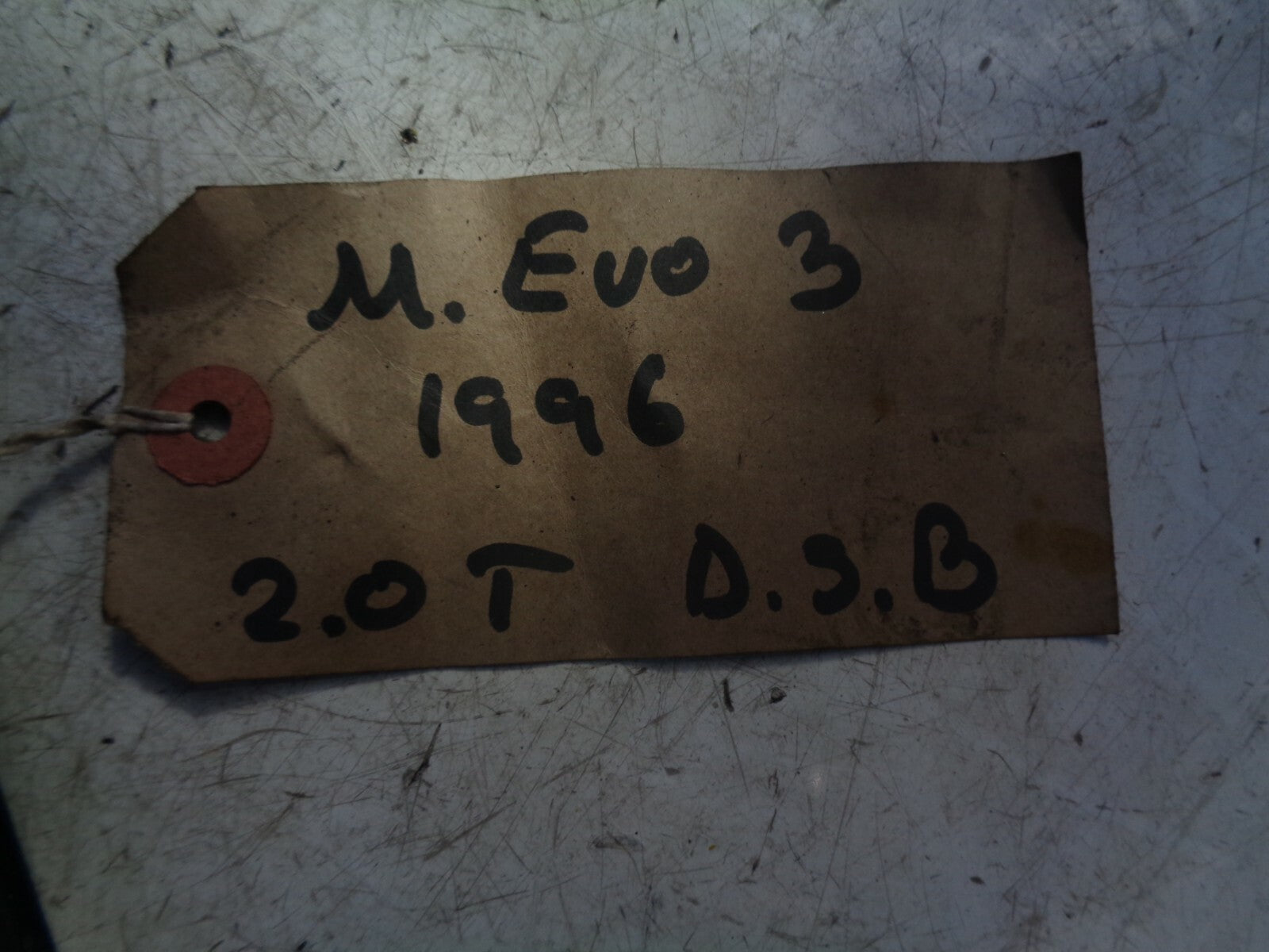 MITSUBISHI EVO 3 1996 2.0 T OSR DRIVER SIDE REAR QUARTER GLASS