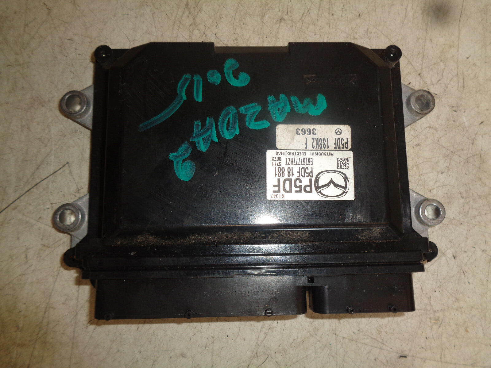 MAZDA 2 DJ MK3 2015 1.5 PETROL ECU ENGINE CONTROL UNIT MODULE P5DF18881