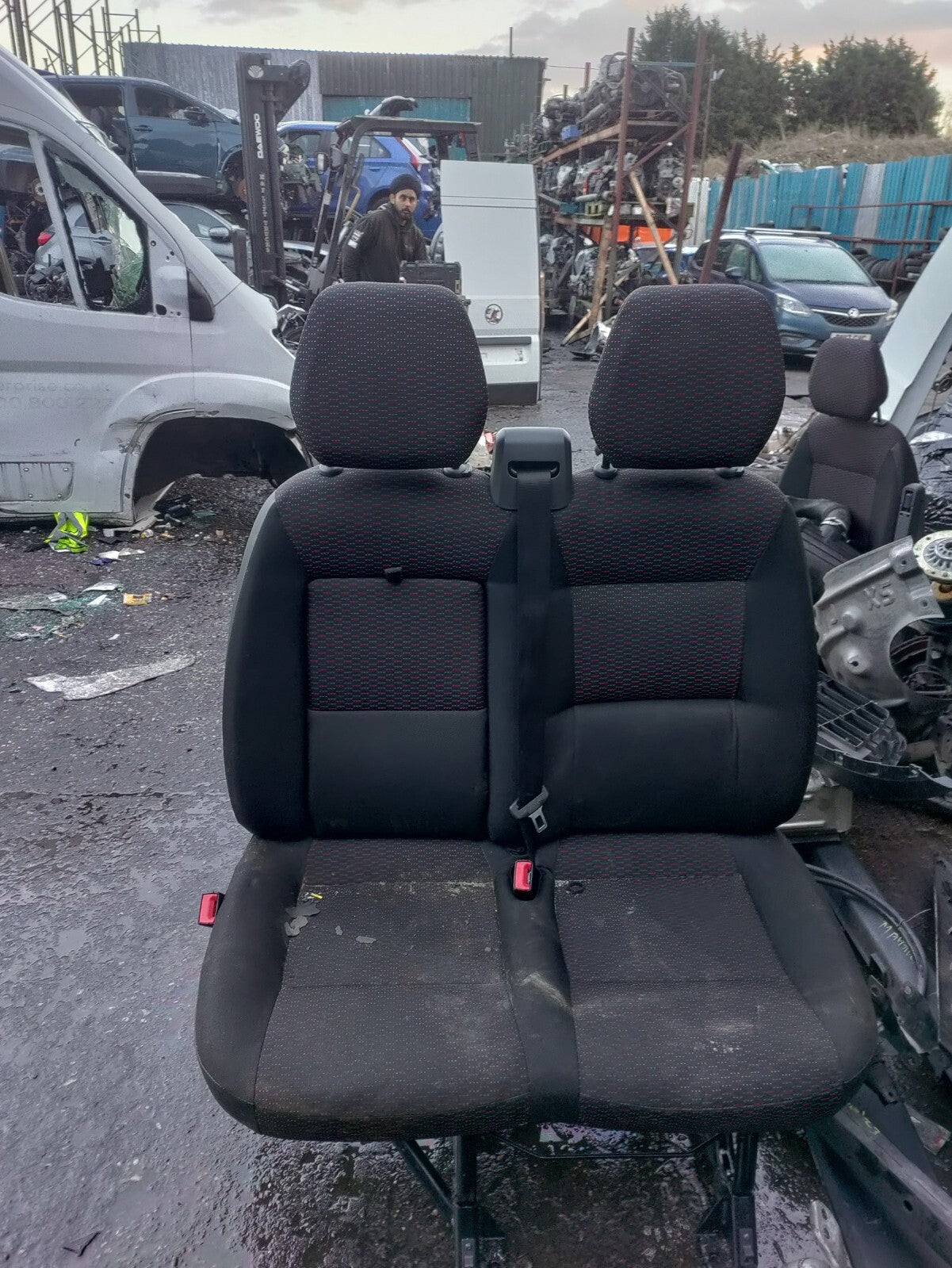2023 VAUXHALL MOVANO C MK3 NS PASSENGER SIDE TWIN FABRIC SEAT