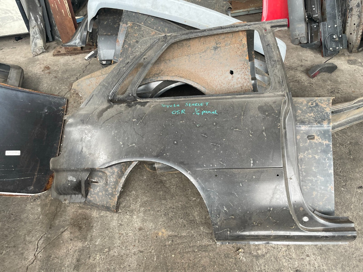 TOYOTA STARLET MK4 P80 OSR DRIVER SIDE REAR QUARTER PANEL NEW OLD STOCK