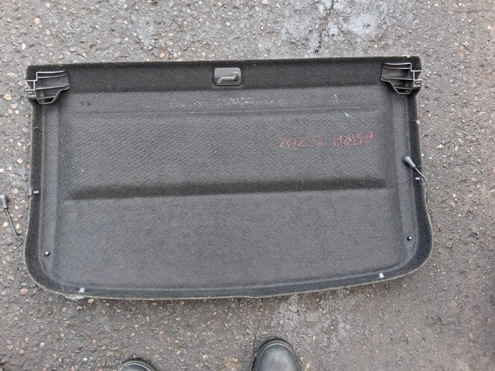 2012 VAUXHALL ASTRA J REAR STORAGE PARCEL SHELF LOAD COVER
