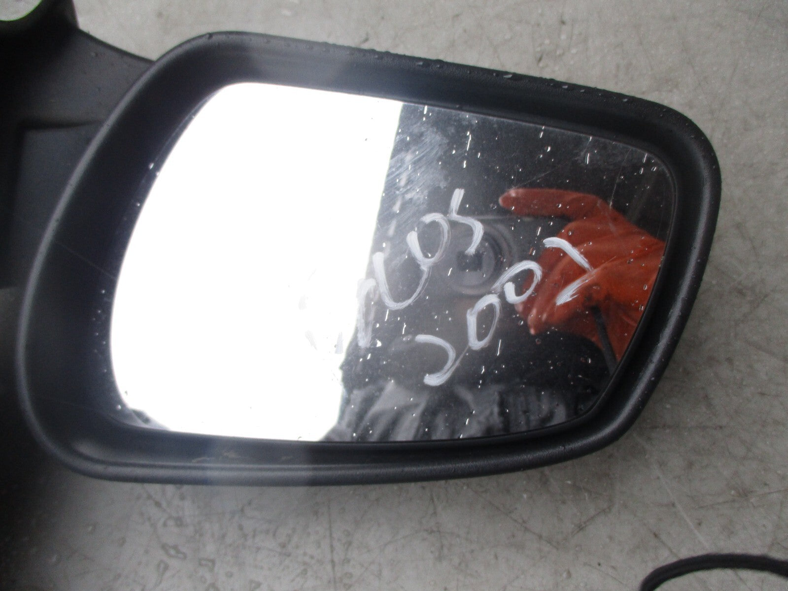 VW PASSAT B6 2008 NS PASSENGER SIDE ELECTRIC WING MIRROR