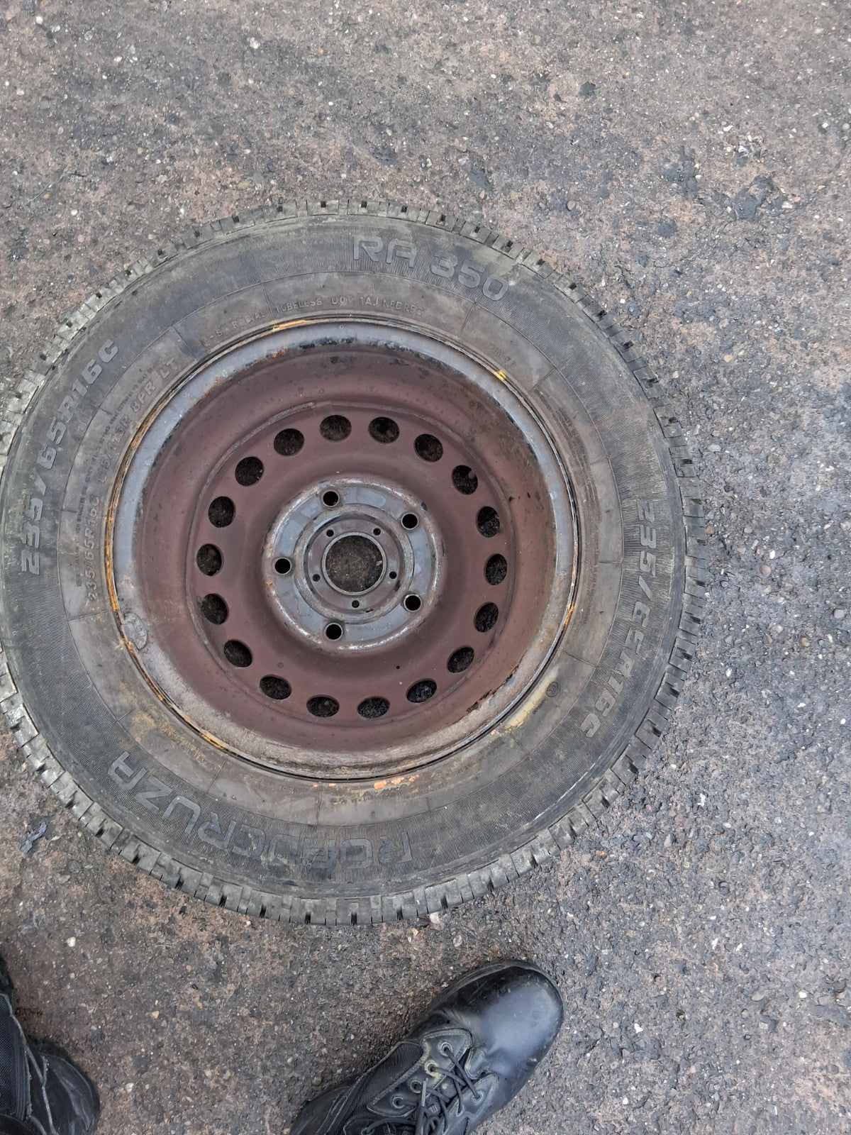 2021 FORD TRANSIT 350 MK8 STEEL WHEEL WITH TYRE 235/65 R16C KK211015CB