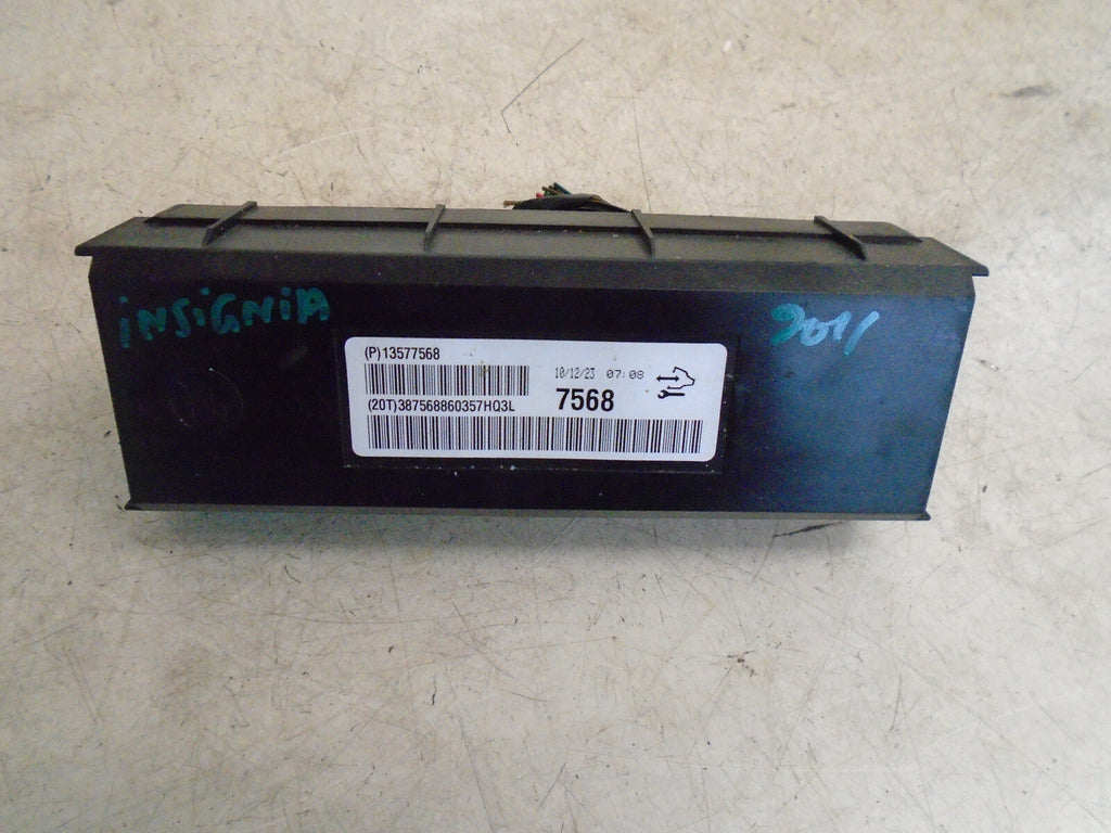 VAUXHALL INSIGNIA MK1 2011 HEATING CLIMATE CONTROL UNIT MODULE 13577568