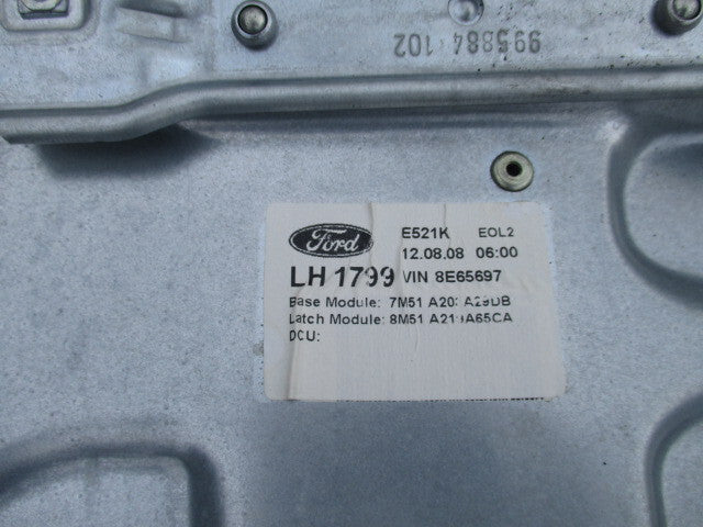2009 FORD FIESTA MK7 NSF PASSENGER SIDE WINDOW REGULATOR MOTOR