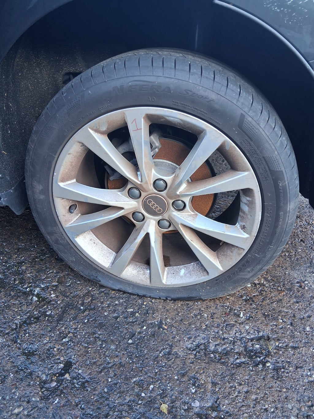 2025 AUDI A3 8Y HATCHBACK 17 INCH ALLOY WHEEL WITH TYRE 225/45R17