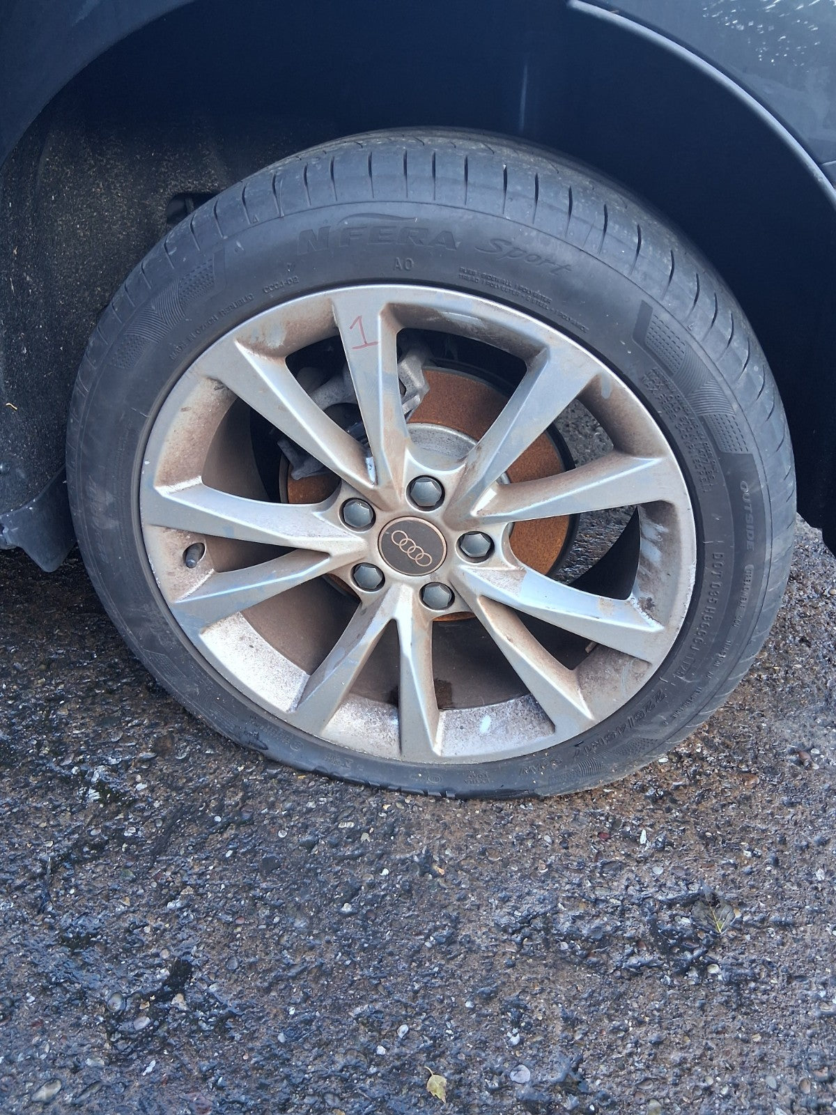 2025 AUDI A3 8Y HATCHBACK 17 INCH ALLOY WHEEL WITH TYRE 225/45R17
