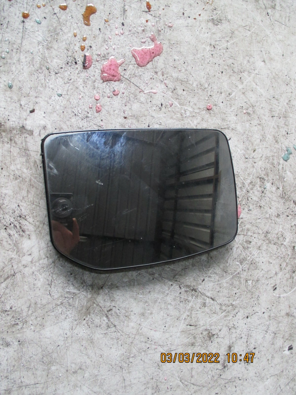 FORD TRANSIT MK7 2009 OS DRIVER SIDE WING MIRROR GLASS