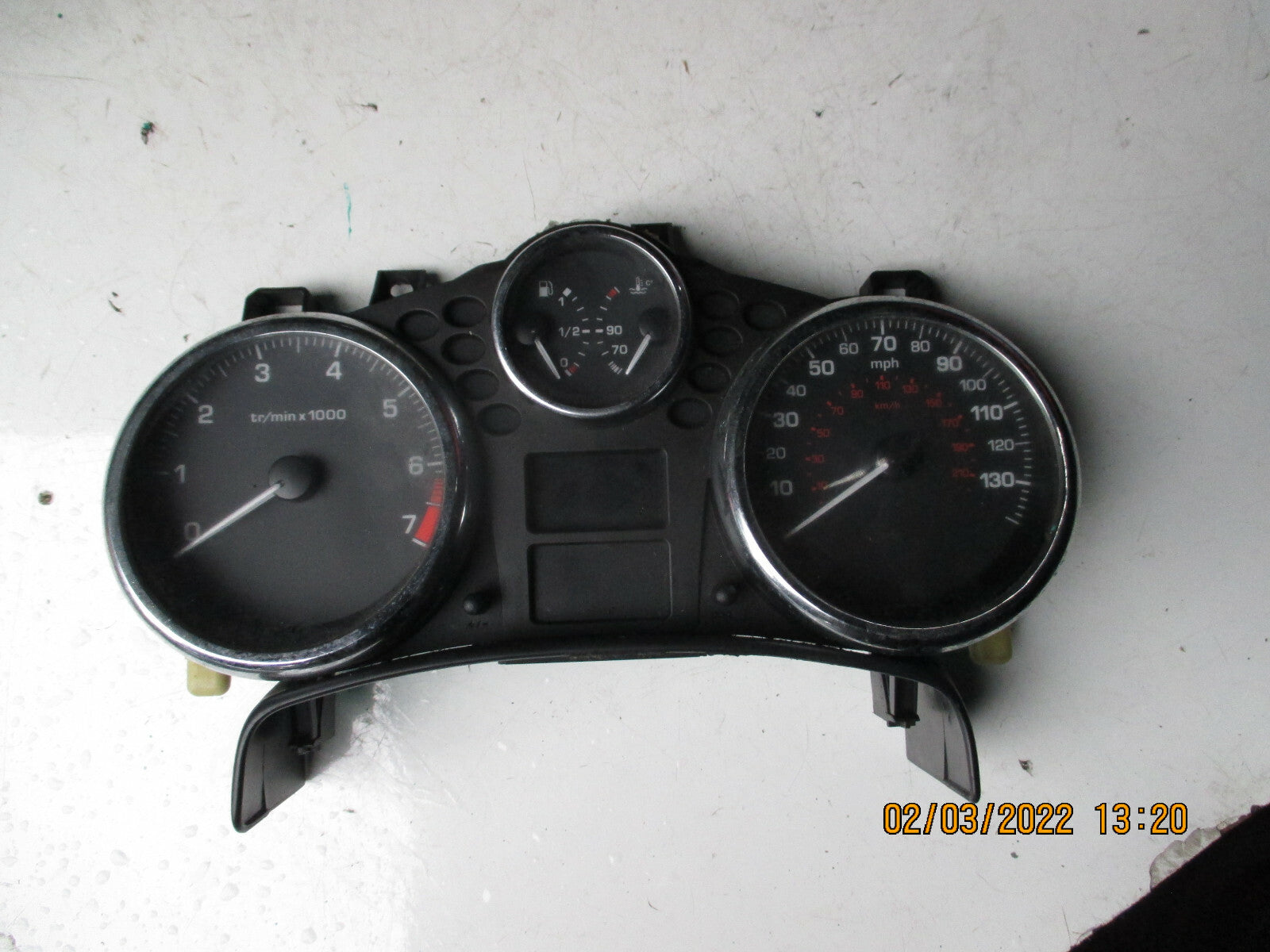 PEUGEOT 207 2006 1.4 & 1.6 CLOCKS SPEEDO INSTRUMENT CLUSTER 9662904180       ---