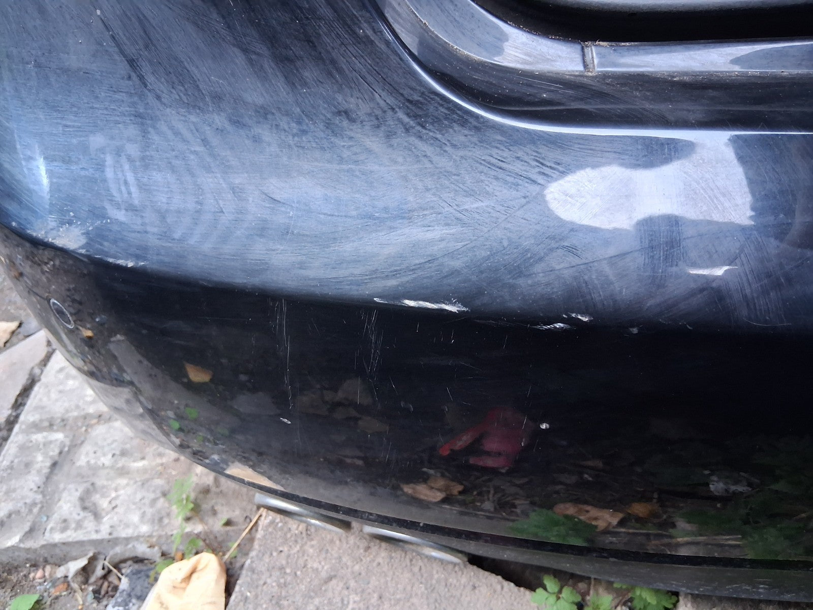 2015 AUDI A5 MK1 HATCHBACK 5 DOOR REAR BUMPER COMPLETE WITH PDC SENSORS BLACK