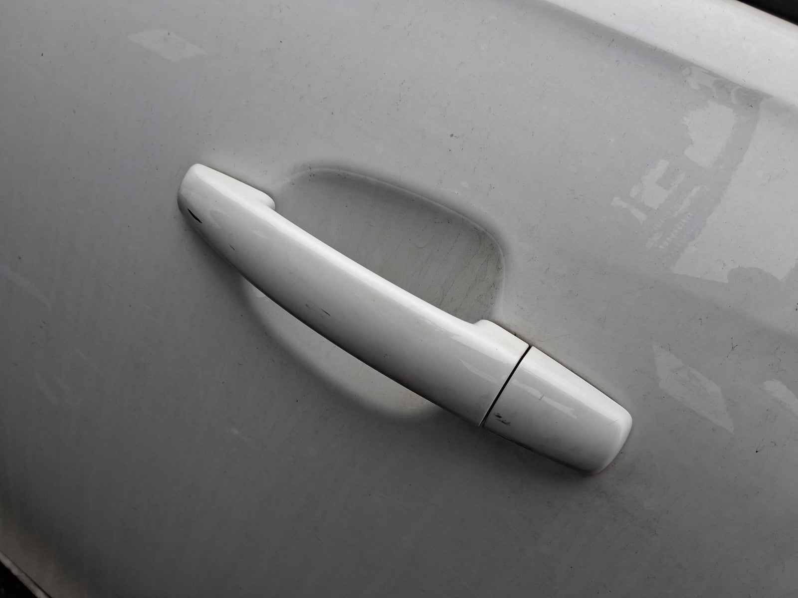 2019 VAUXHALL CORSA E 3 DOOR NS PASSENGER SIDE EXTERIOR DOOR HANDLE WHITE Z40R