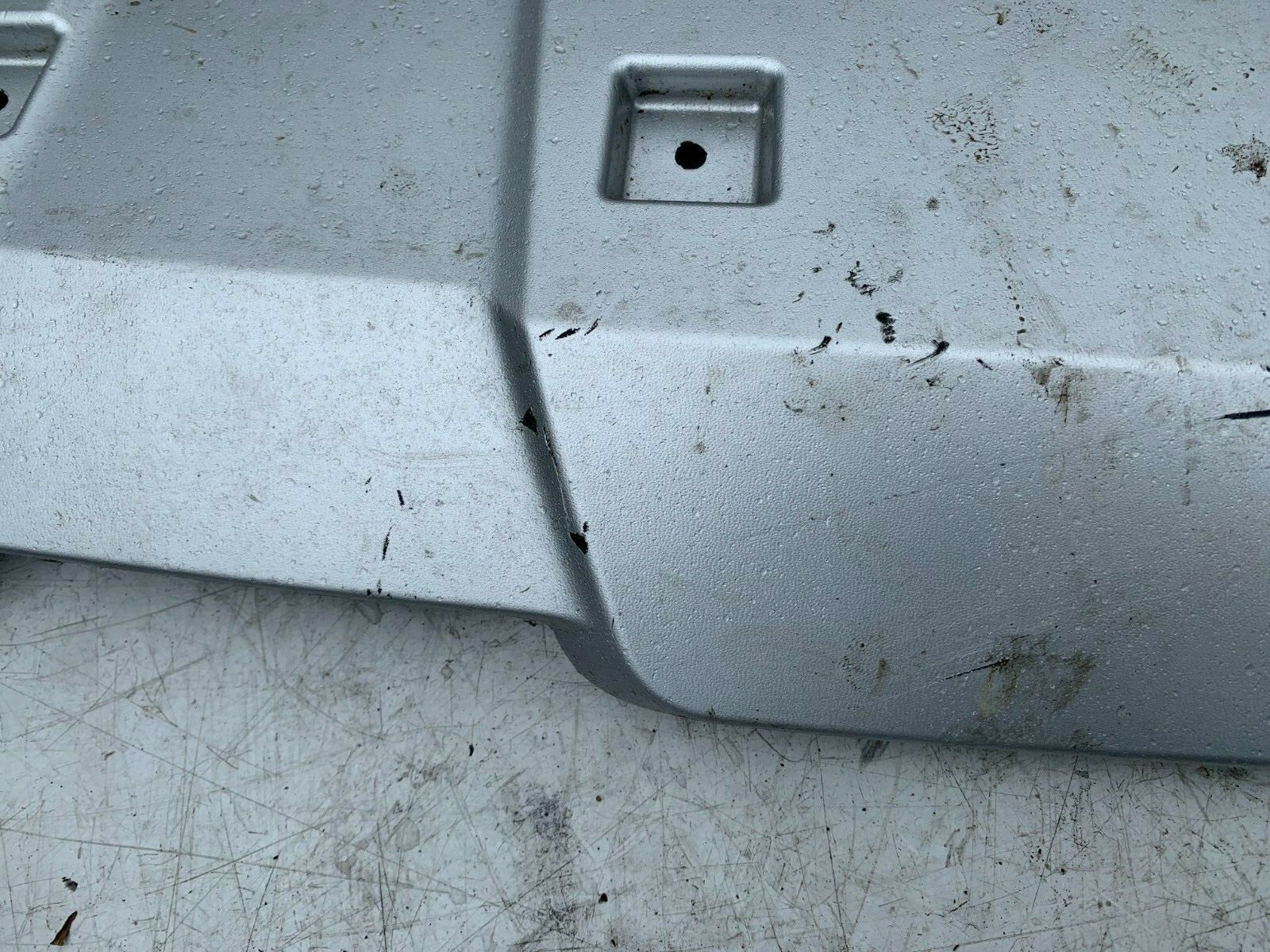 FORD KA  PLUS + 2019 FRONT BUMPER LOWER VALANCE TRIM SILVER J7BB 17F771 A