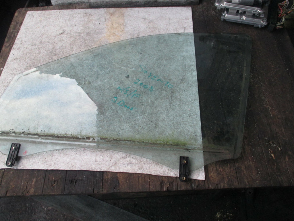 KIA SORENTO 2008 MK1 NSF FRONT PASSENGER SIDE WINDOW GLASS