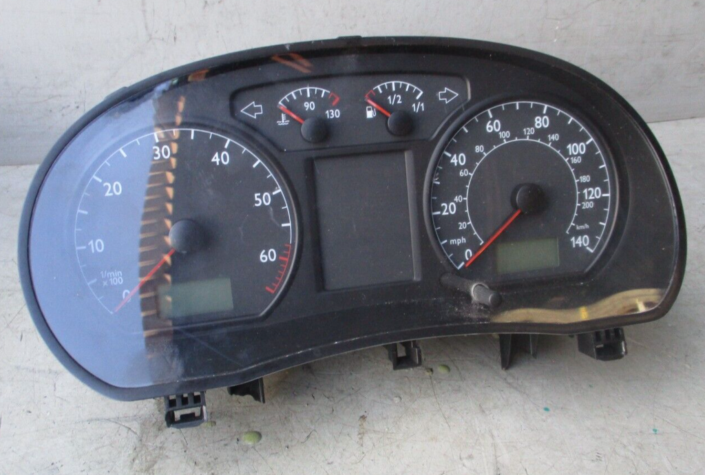 VW VOLKSWAGEN POLO 2005 SPEEDOMETER INSTRUMENT CLUSTER 6Q0920900H