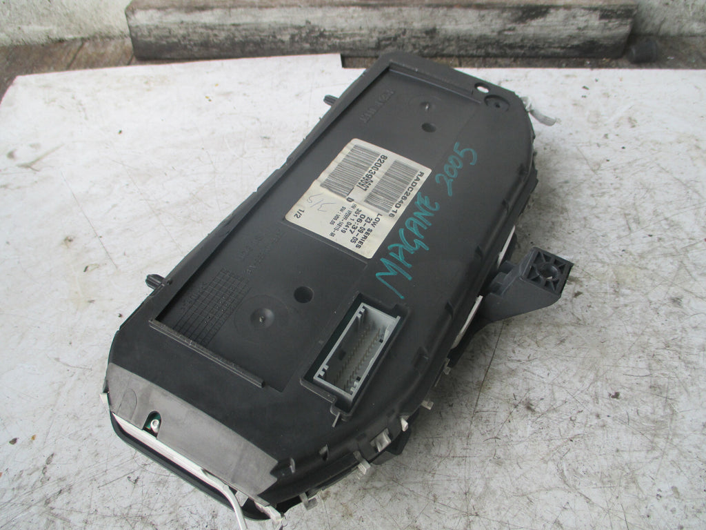 RENAULT MEGANE 2005 MK2 SPEEDOMETER INSTRUMENT CLUSTER