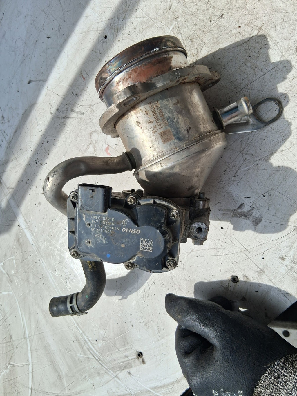 2020 RENAULT KANGOO MK2 EGR VALVE WITH COOLER 147359823R 147100361R
