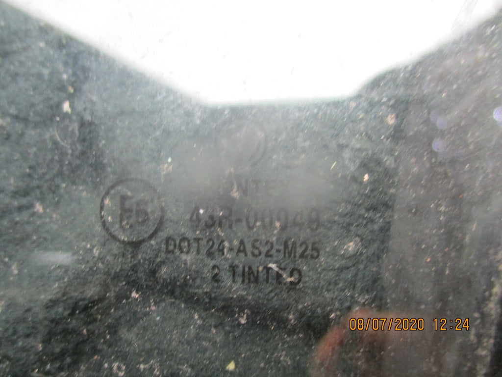 VW VOLKSWAGEN 2002 GOLF MK4 PASSENGER SIDE REAR WINDOW GLASS E6 43R00049