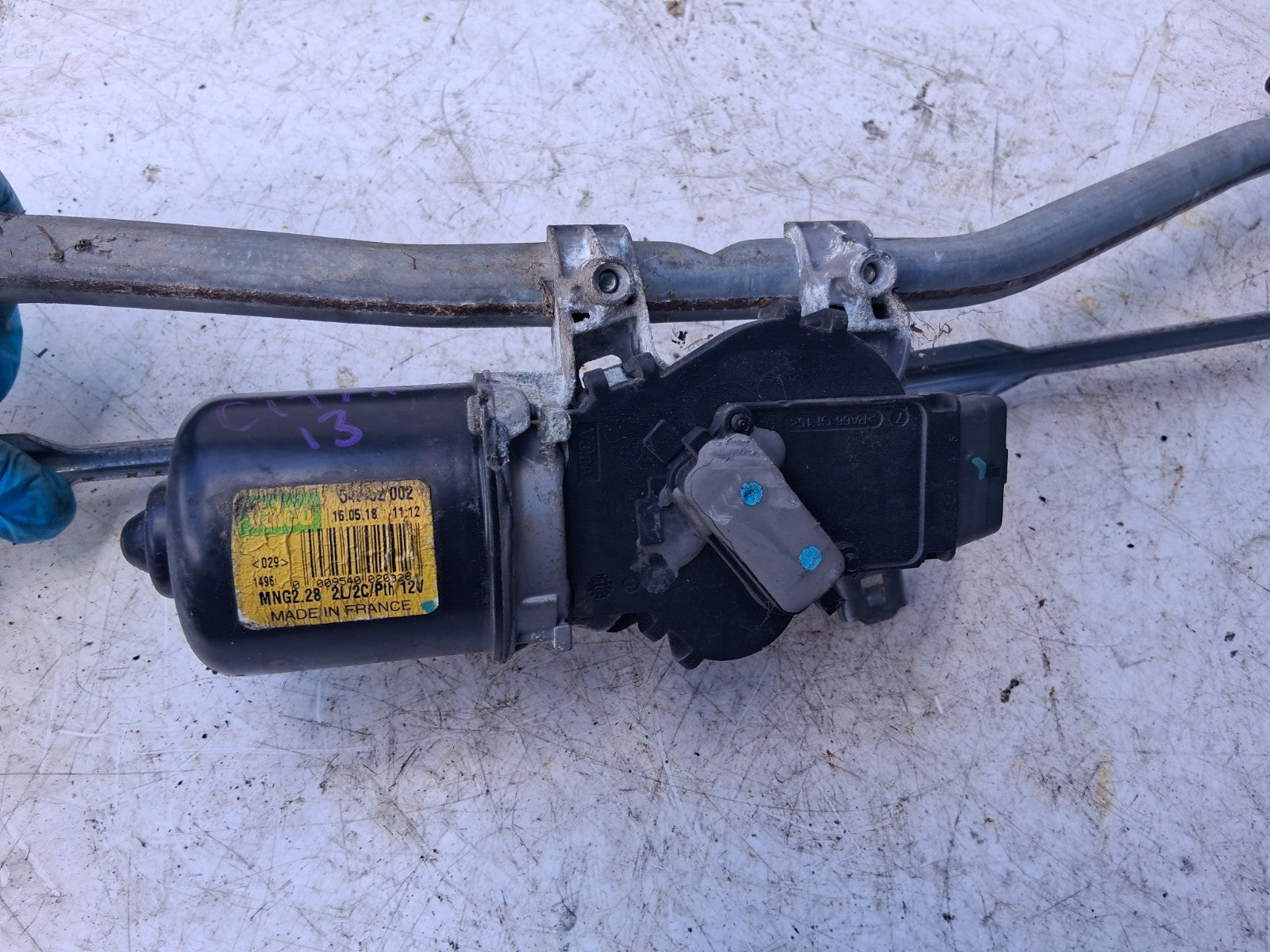 2018 MERCEDES CITAN FRONT WINDSCREEN WIPER MOTOR LINKAGE