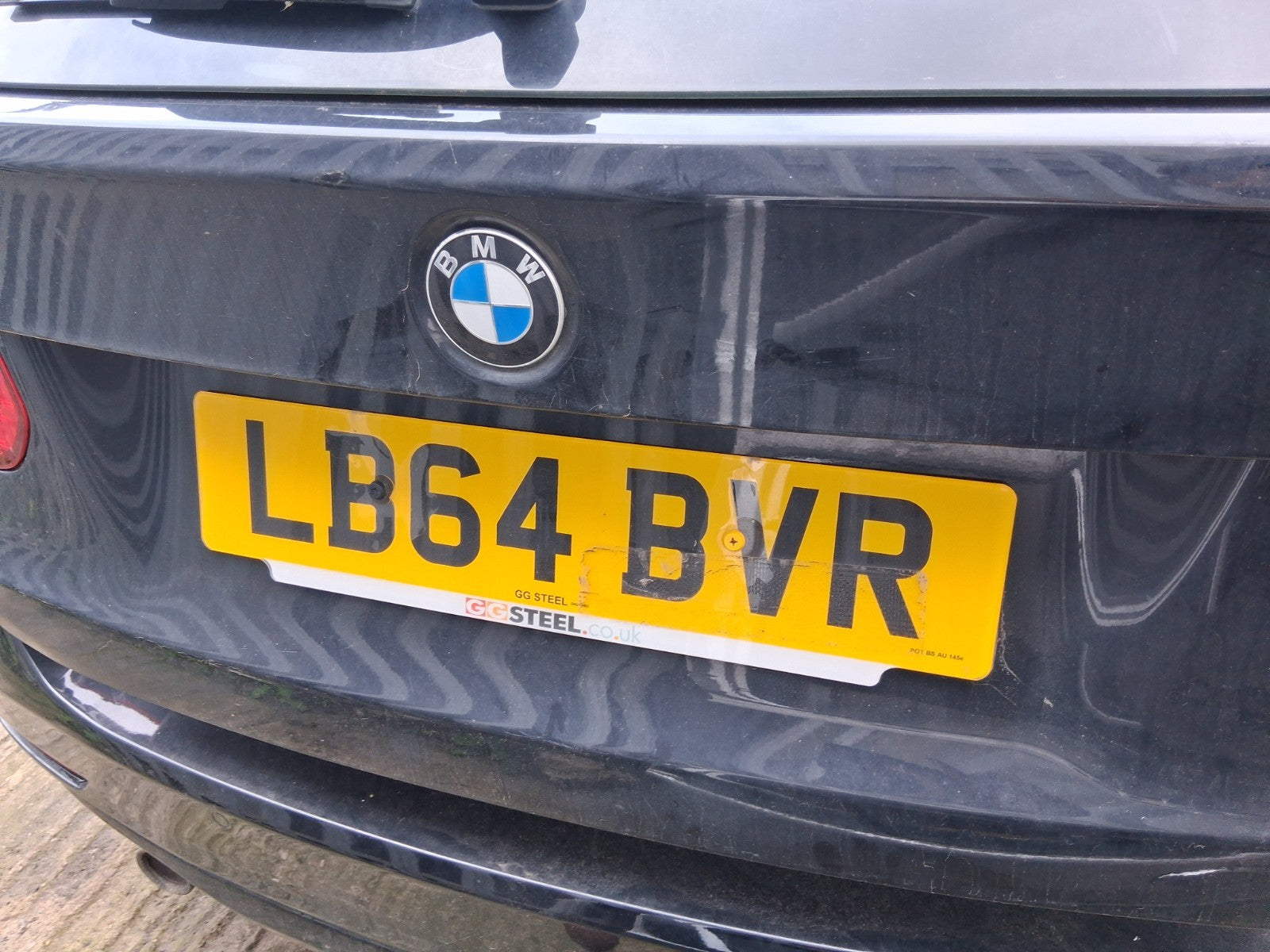 2015 BMW 3 SERIES F30 ESTATE BARE TAILGATE BOOTLID JET BLACK 668