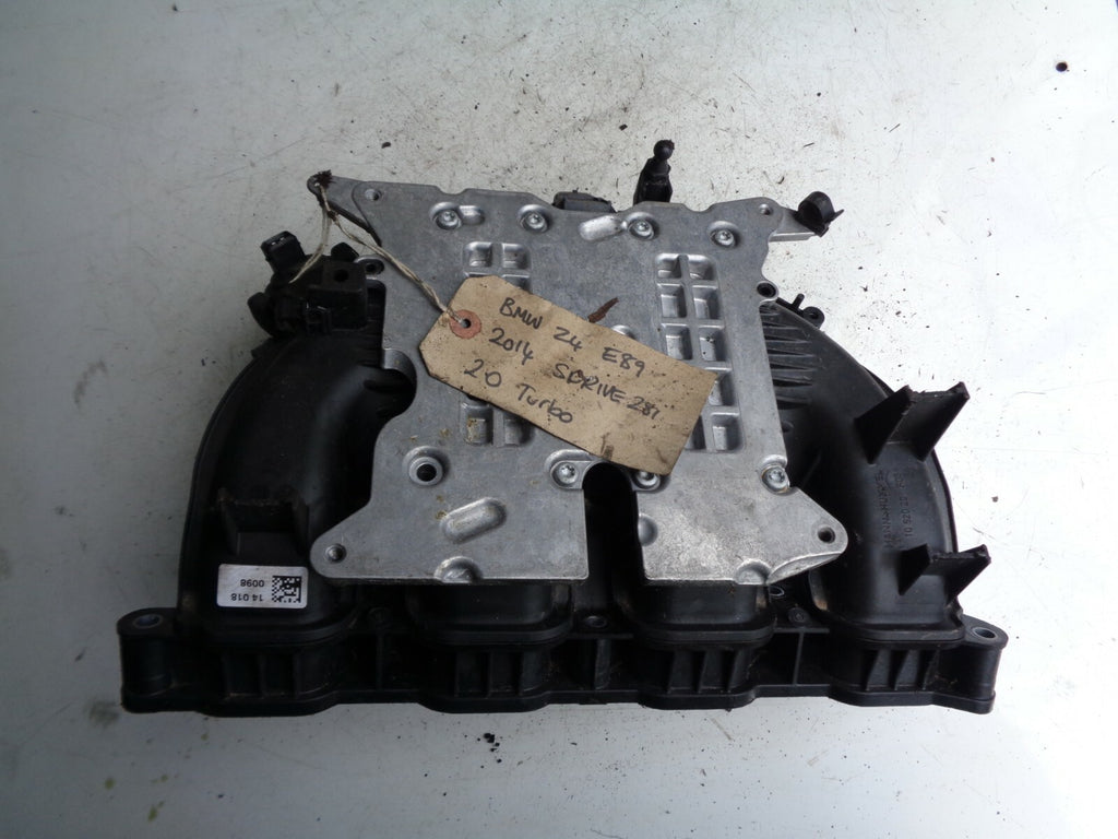 BMW Z4 E89 2014 SDRIVE 2.0 TURBO PLASTIC INTAKE MANIFOLD 1161 7588126 105435 12