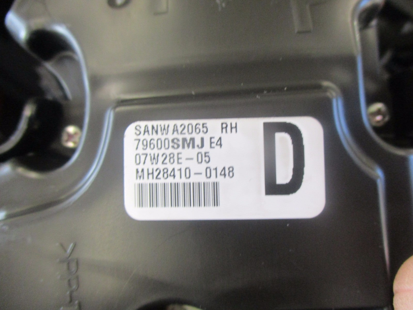 HONDA CIVIC MK8 2008 DASH SWITCH TRIM PANEL VENTS START BUTTON BLACK 79600SMJE4