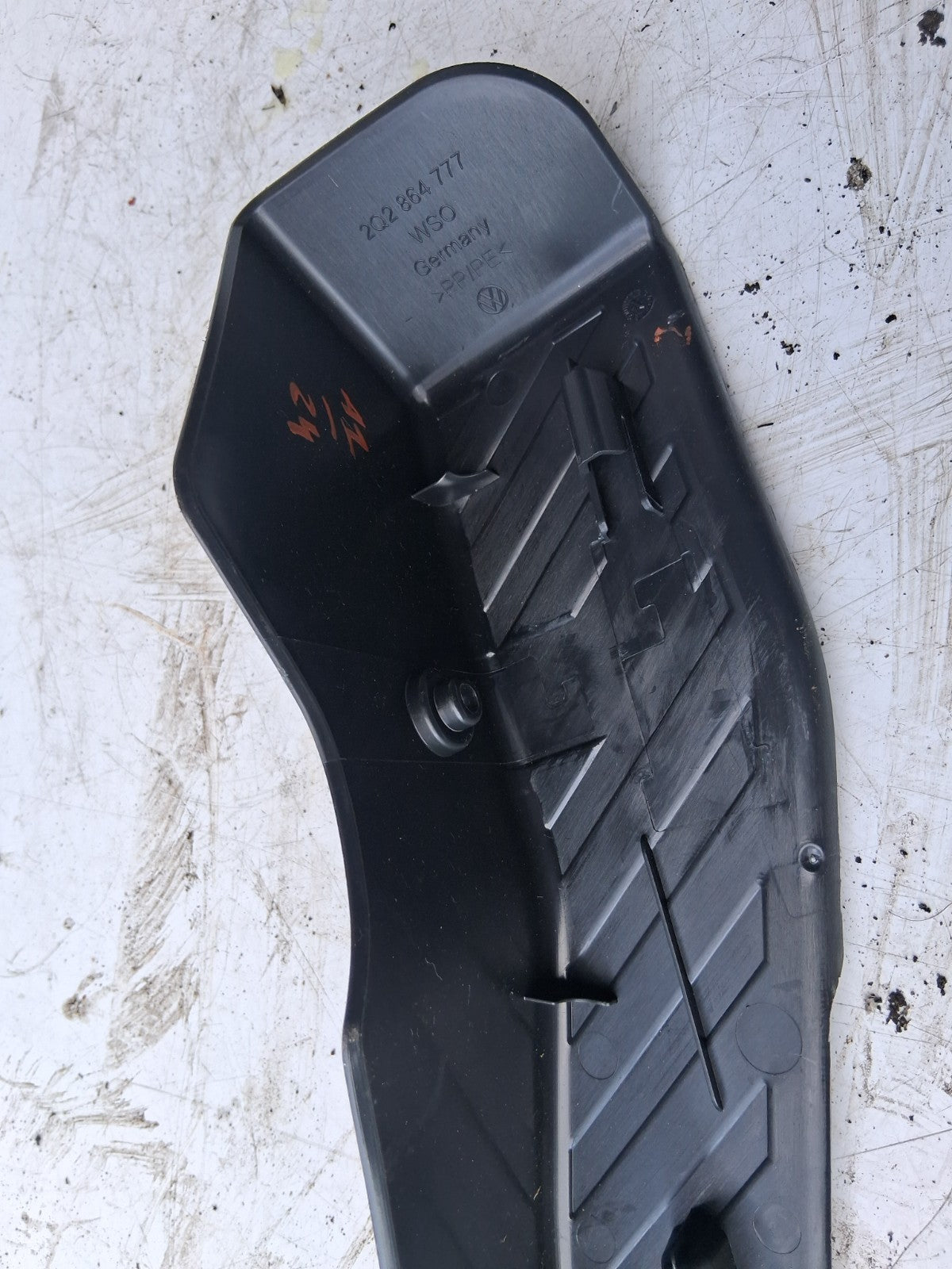 2024 AUDI A1 S LINE MK2 NS PASSENGER SIDE LEFT FOOTREST TRIM PAD 2Q2864777