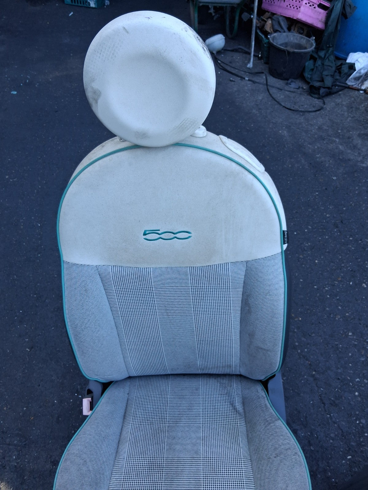 2015 FIAT 500 LOUNGE MK1 NSF PASSENGER SIDE FRONT LEFT COMPLETE SEAT